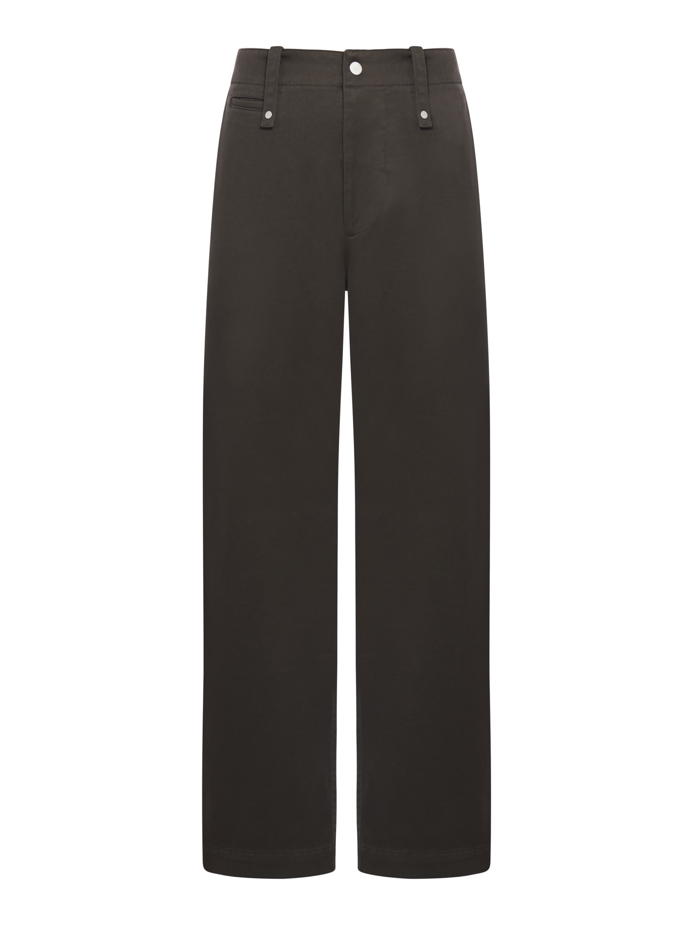 Shop Burberry M Trousers In Otter