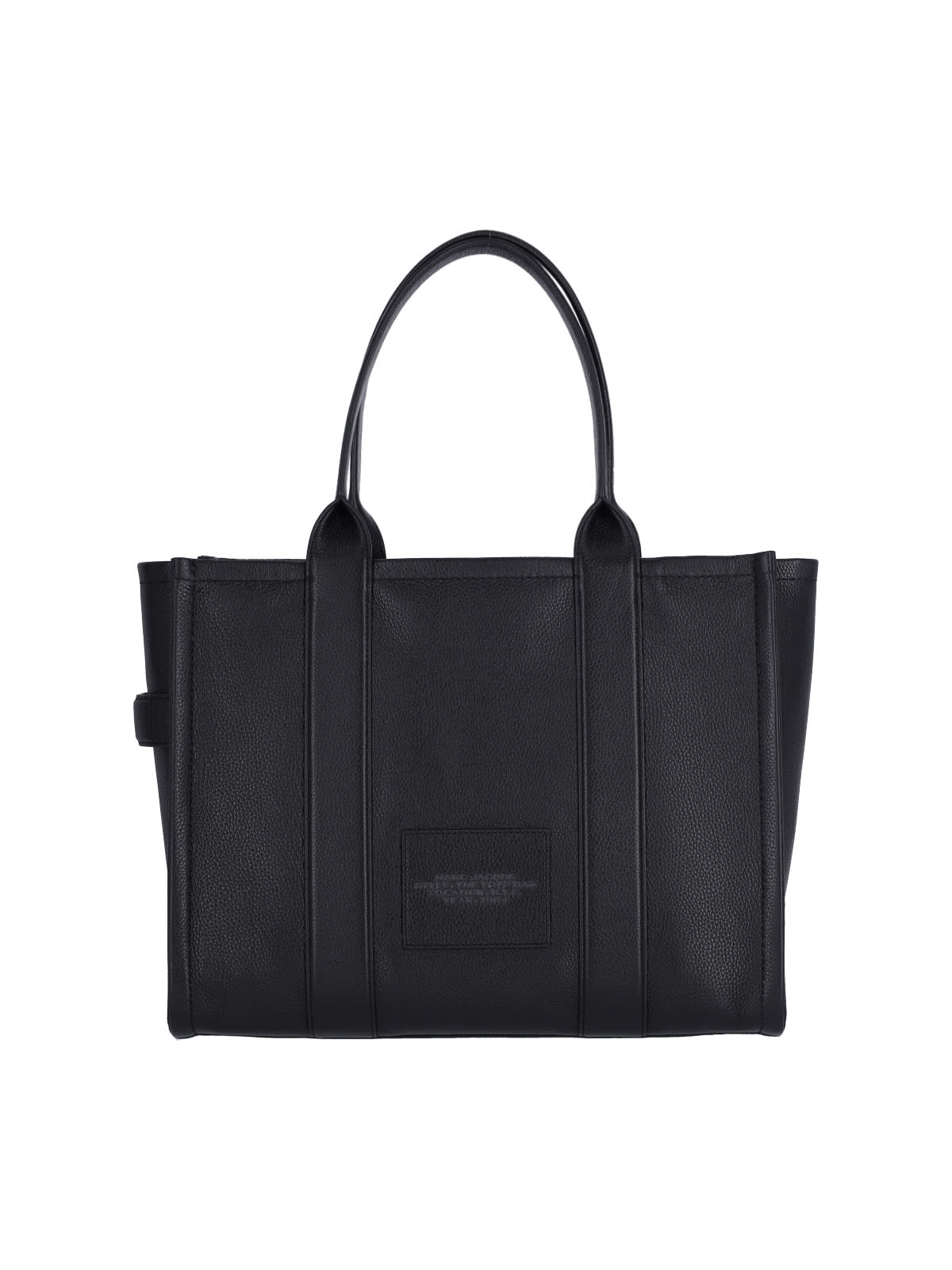 Shop Marc Jacobs Large Logo Tote Bag In Black