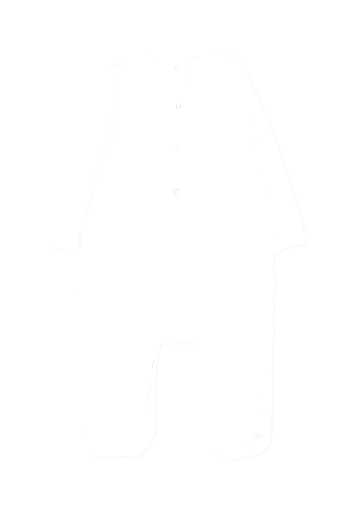 Dsquared2 White Babygrow For Baby Boy With Duck Print In White