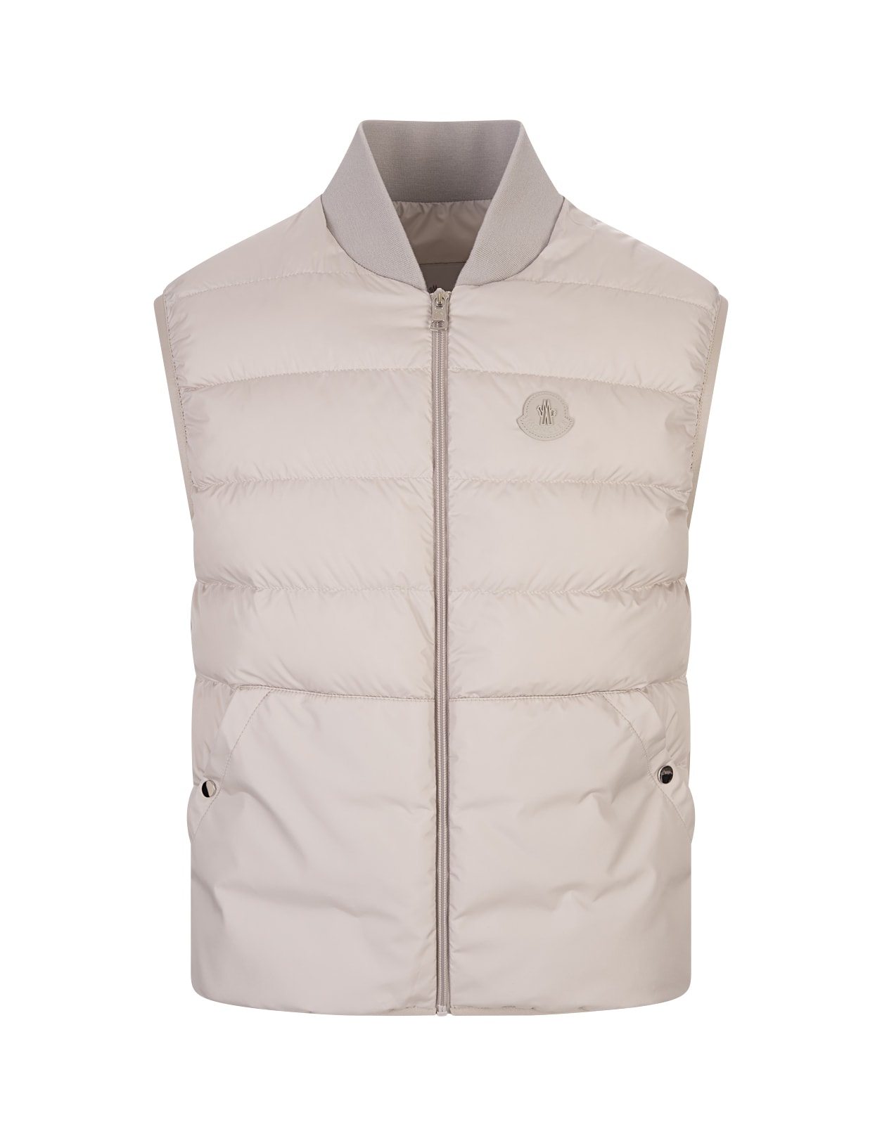 Shop Moncler White Gouilles 3 In 1 Down Jacket