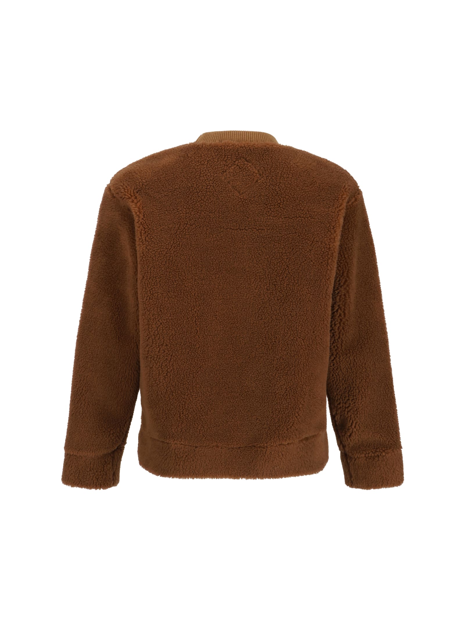 Shop Mcm Sweatshirt In Cognac