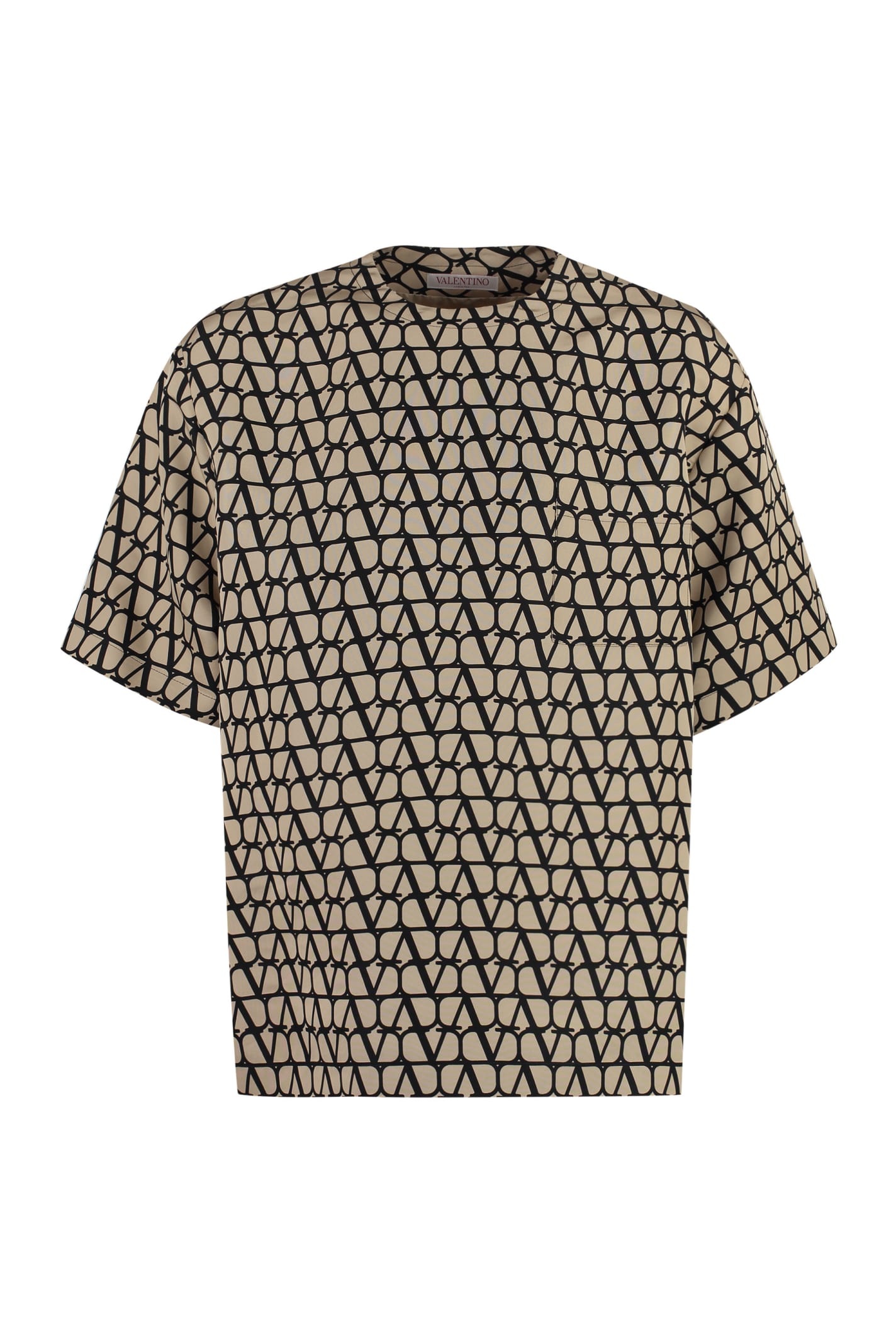 Shop Valentino Printed Oversize T-shirt In St. Toile Iconograph