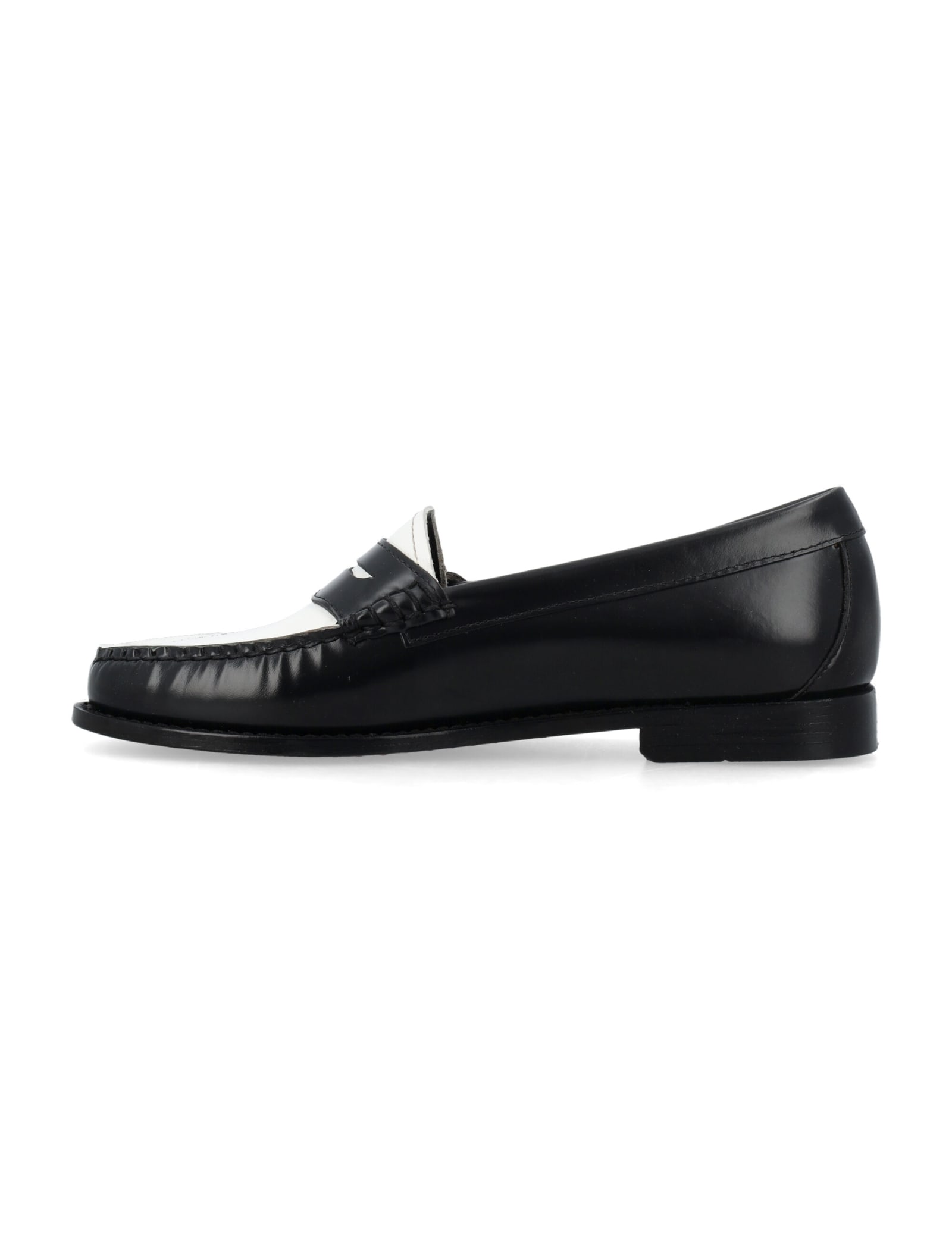 Shop G.h.bass &amp; Co. Classic Loafer In Black White