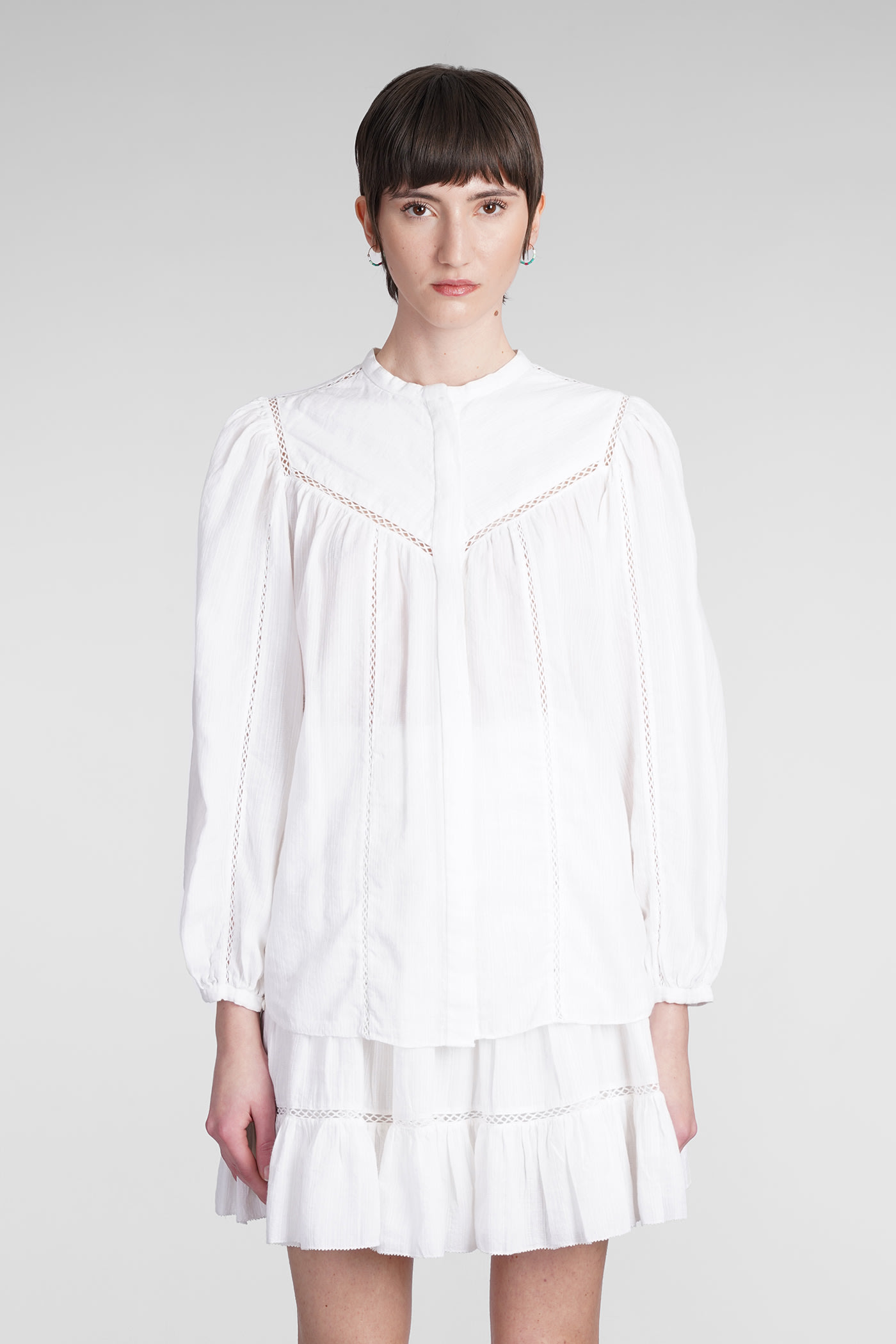 Isabel Marant Étoile Leonard Blouse In White | ModeSens