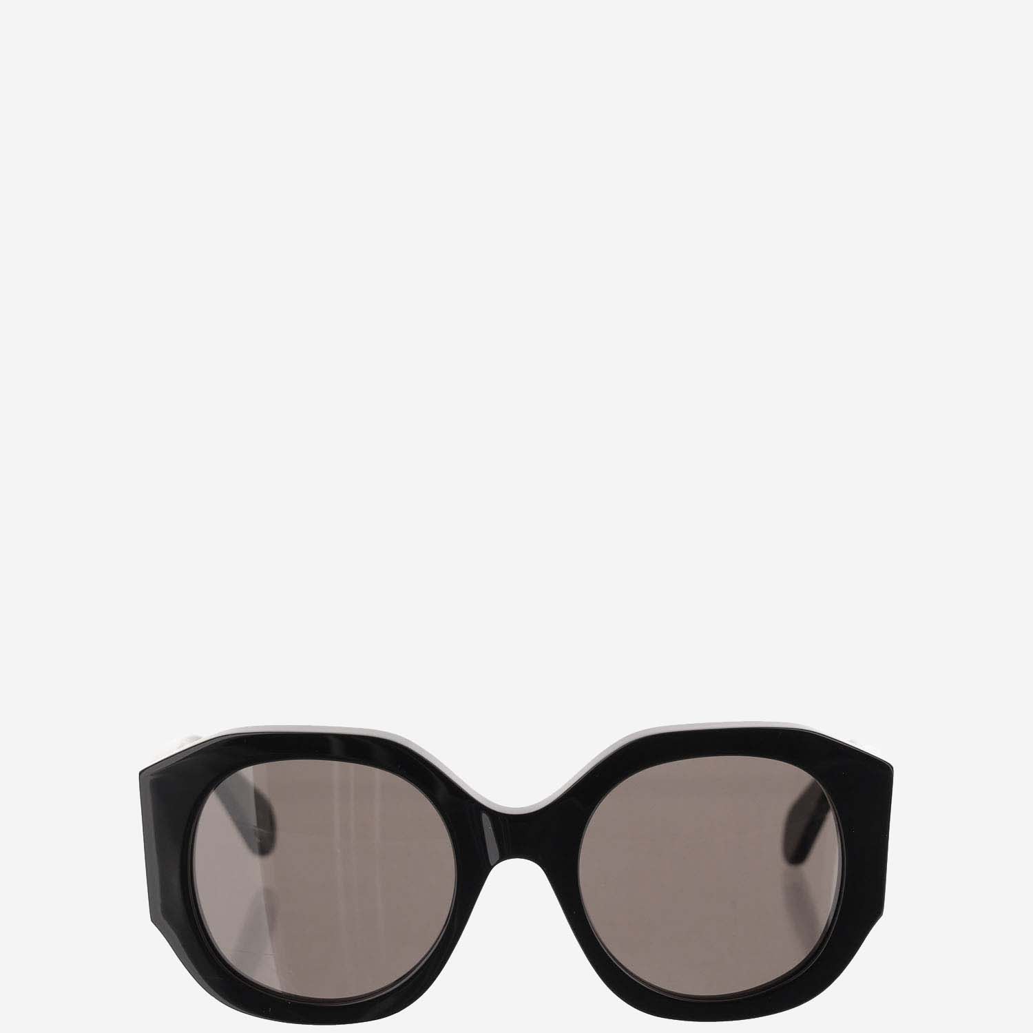 Chloé Logo Sunglasses In Black