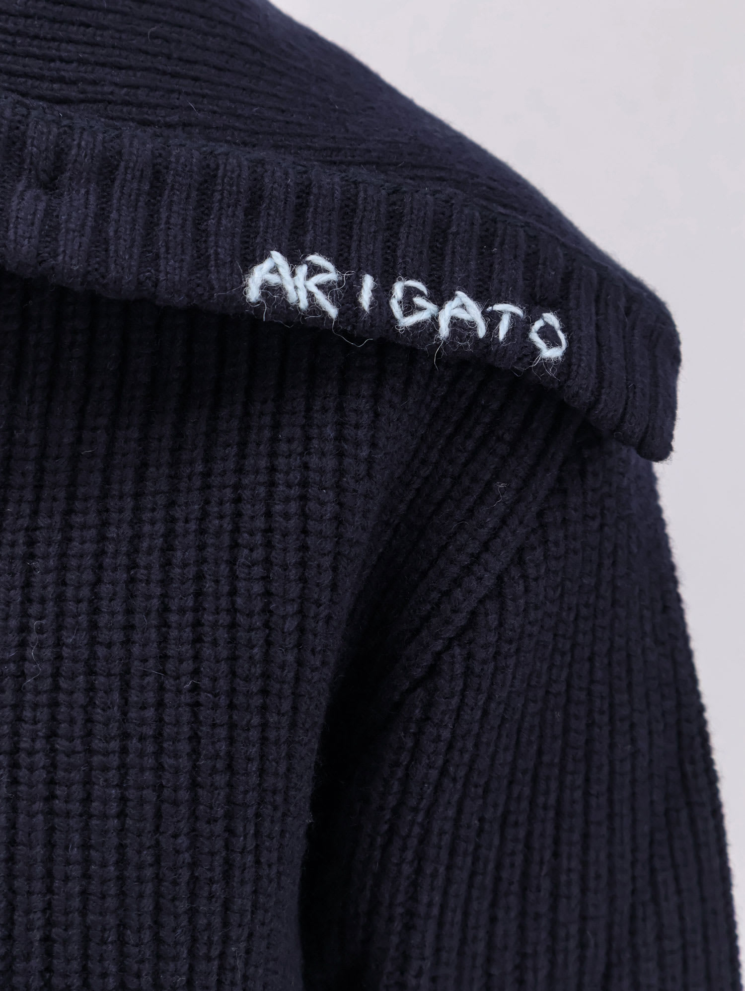 Axel Arigato Women Celin Ribbed Wool Blend Cardigan In Blue