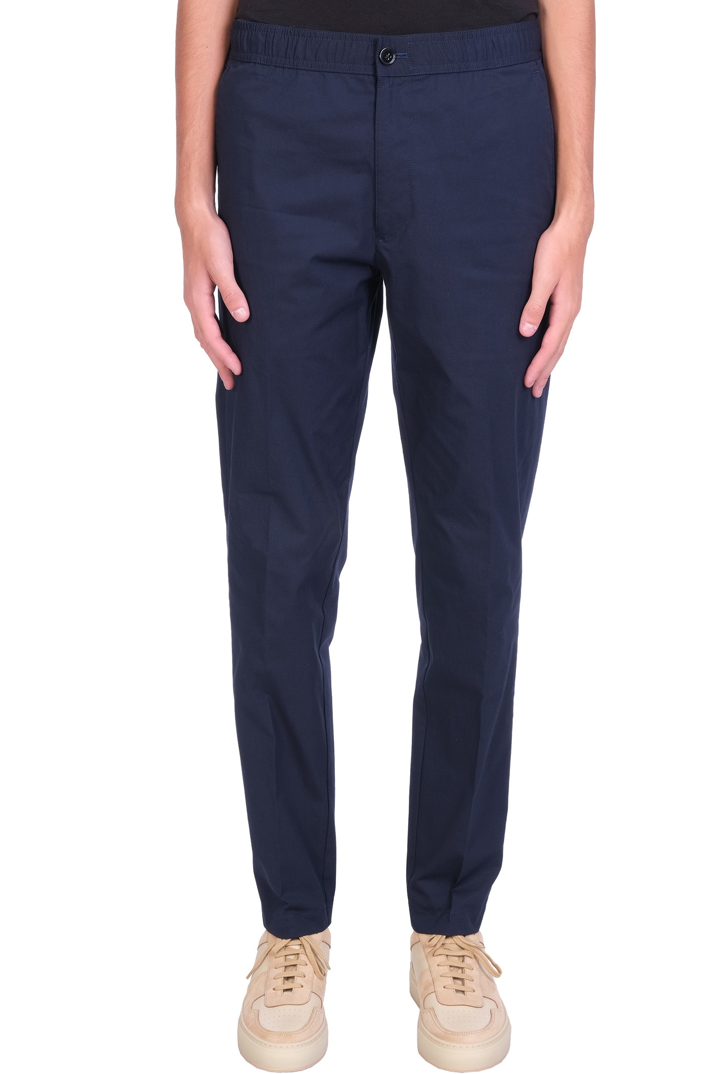 Theory Mayer Pants In Blue Cotton