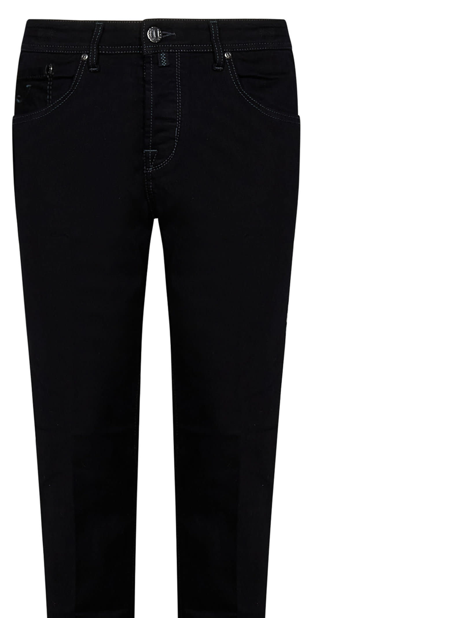 Shop Jacob Cohen Scott Jeans In Black