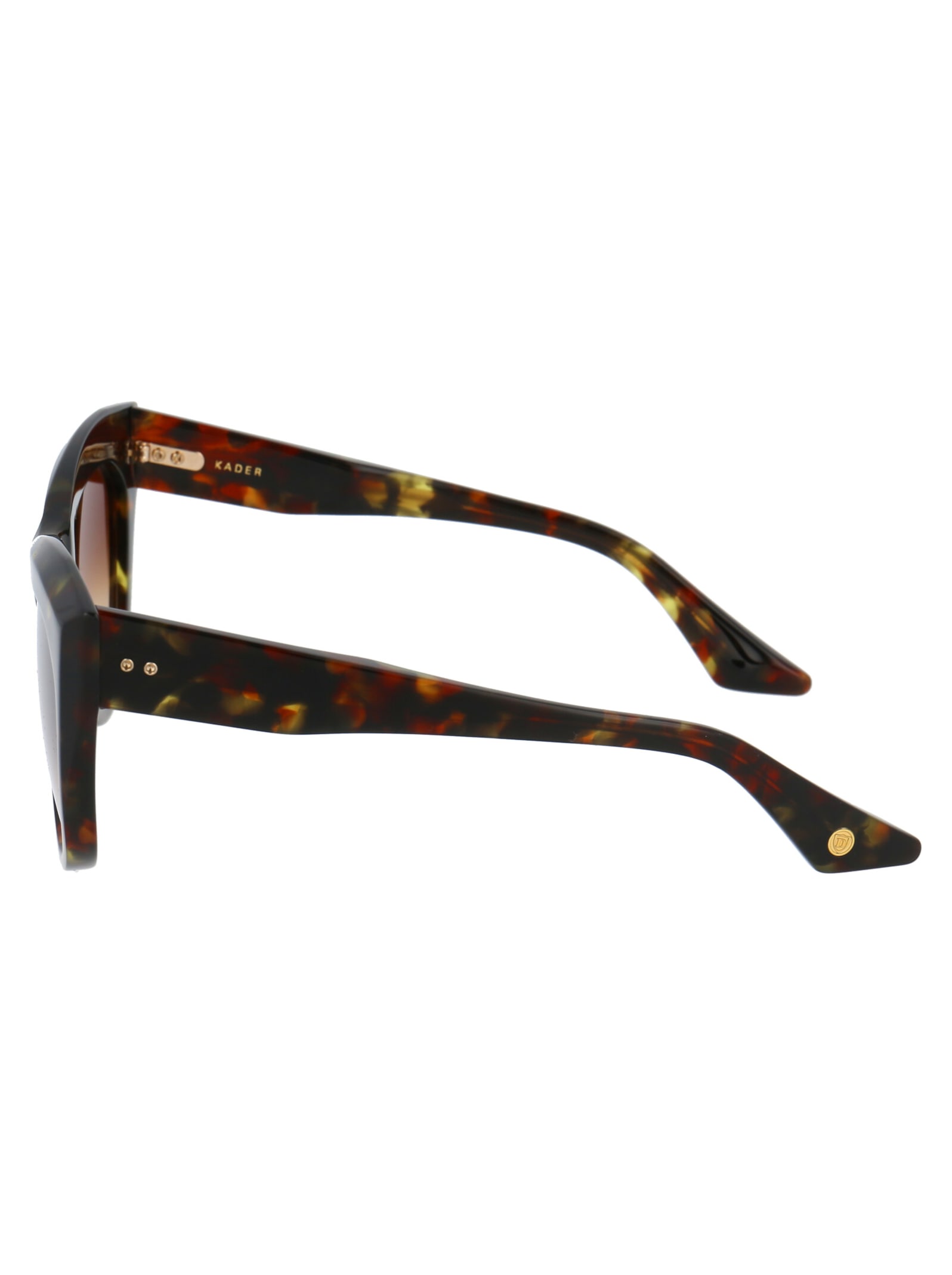 Shop Dita Kader Sunglasses In Haute Tortoise