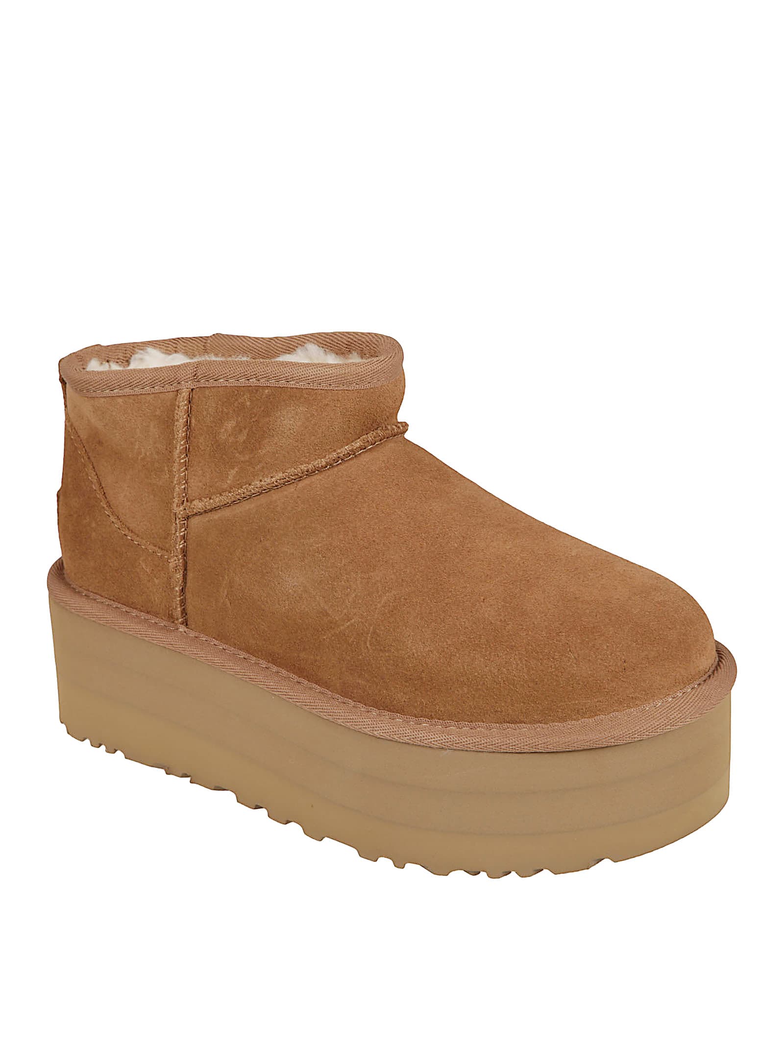 Ugg Classic Ultra Mini Platform Boots In Brown