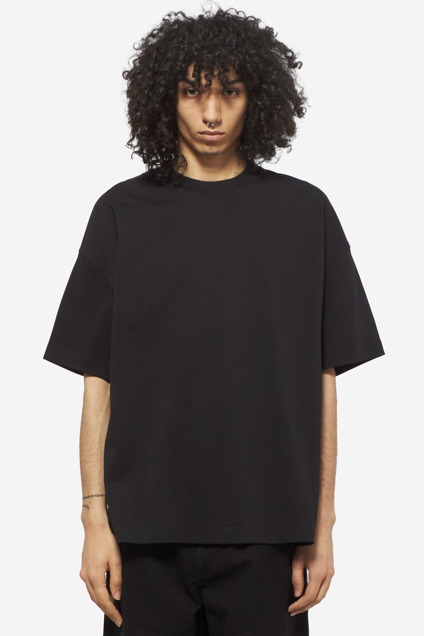 Carhartt Link Script Organic Cotton T-shirt In Black