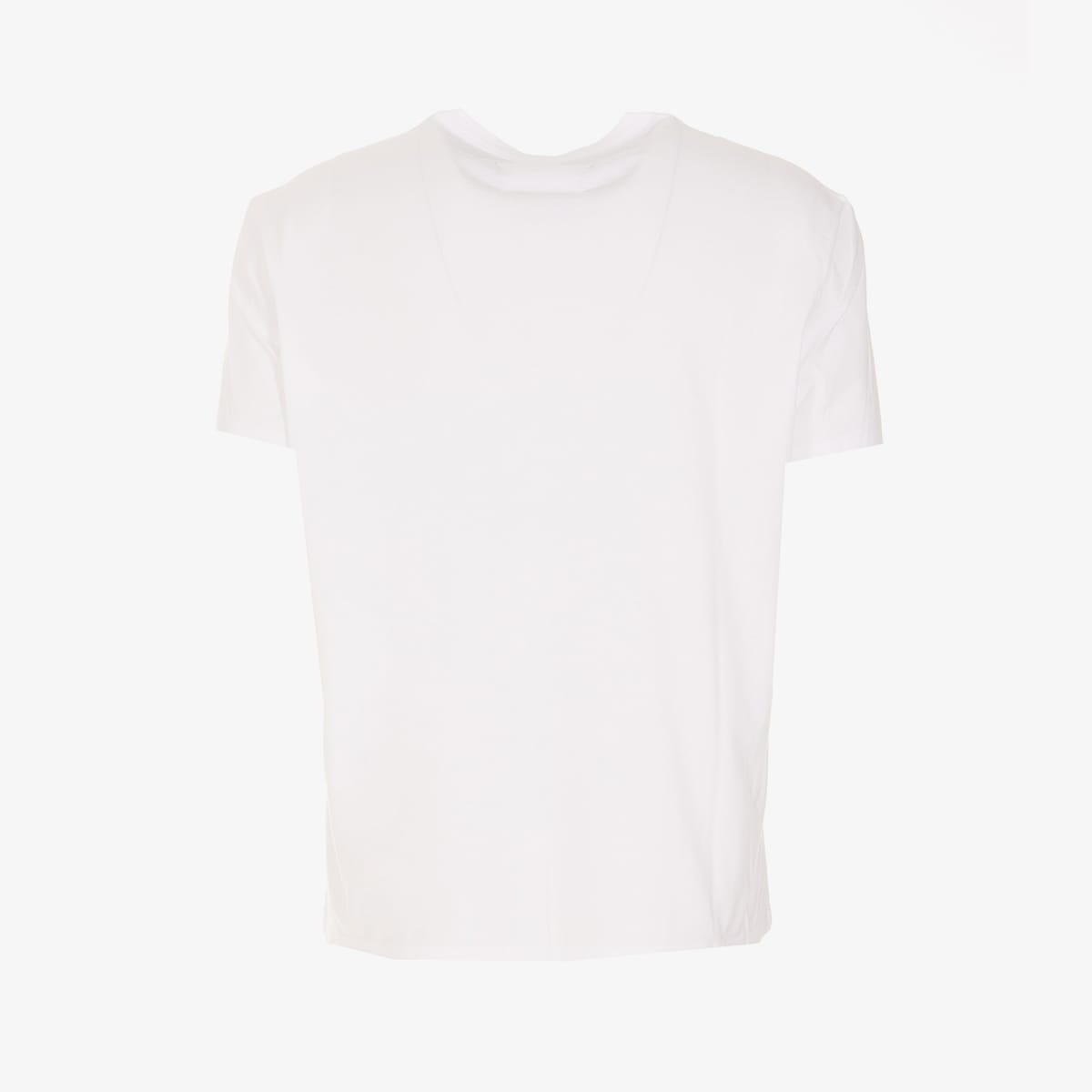 Shop Maison Margiela White And Black Cotton T-shirt