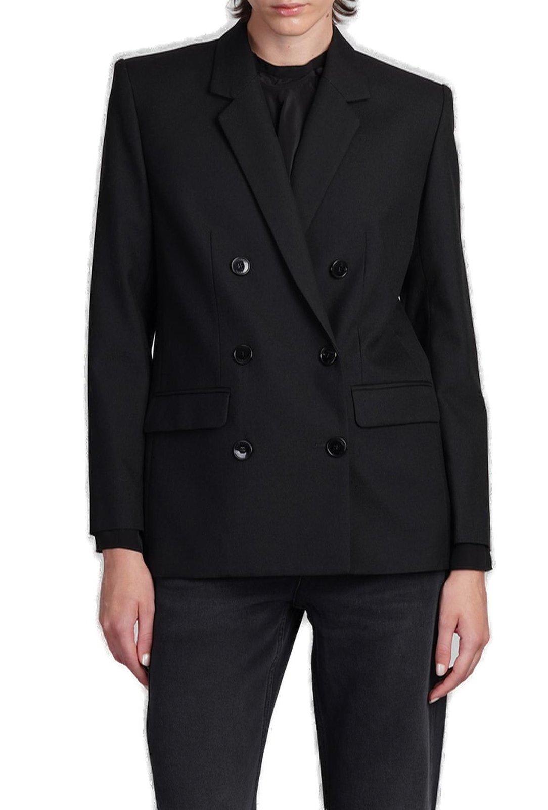 Shop Isabel Marant Madina Tailored Blazer In Black