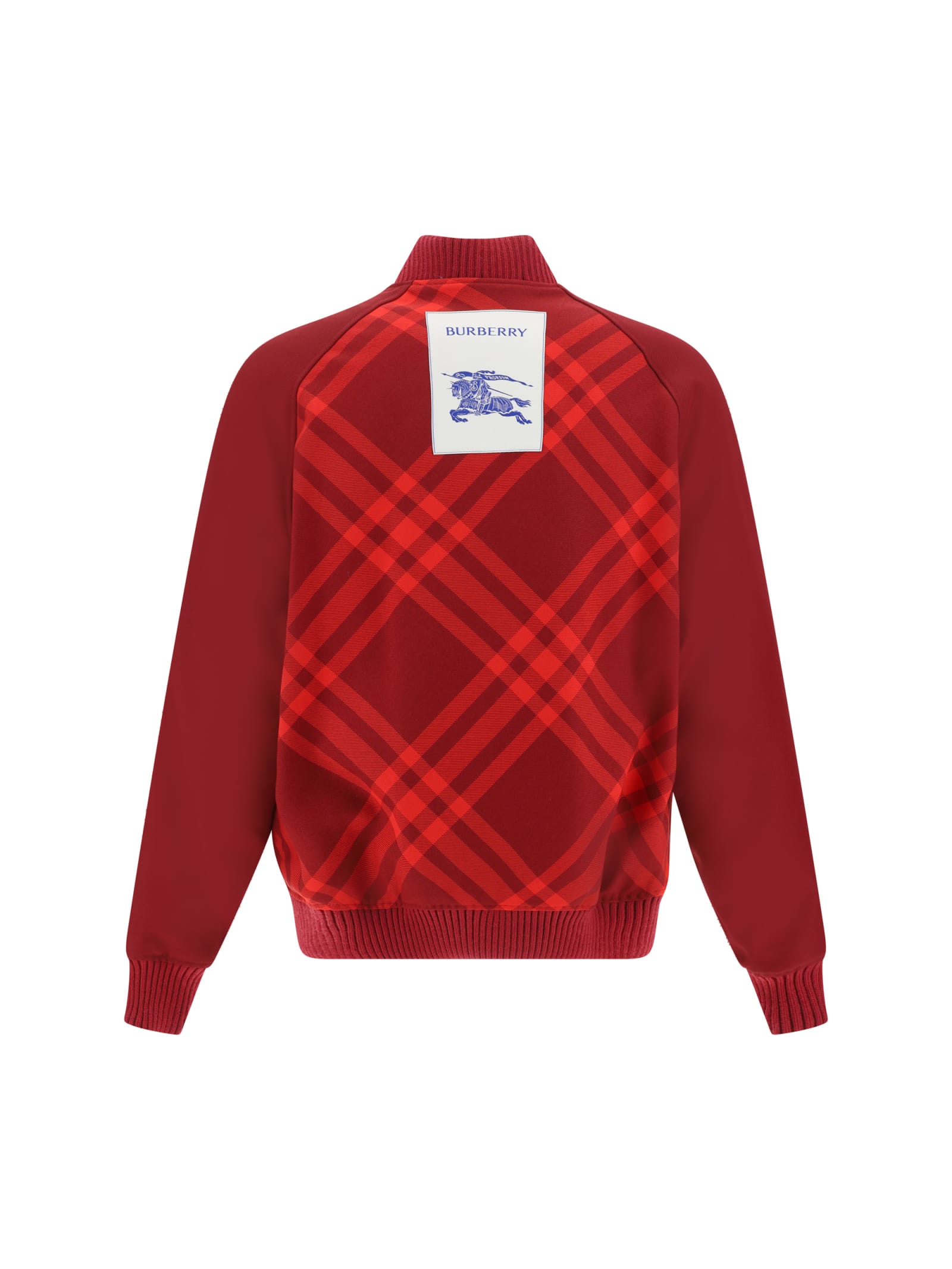 Shop Burberry College Jacket In Red