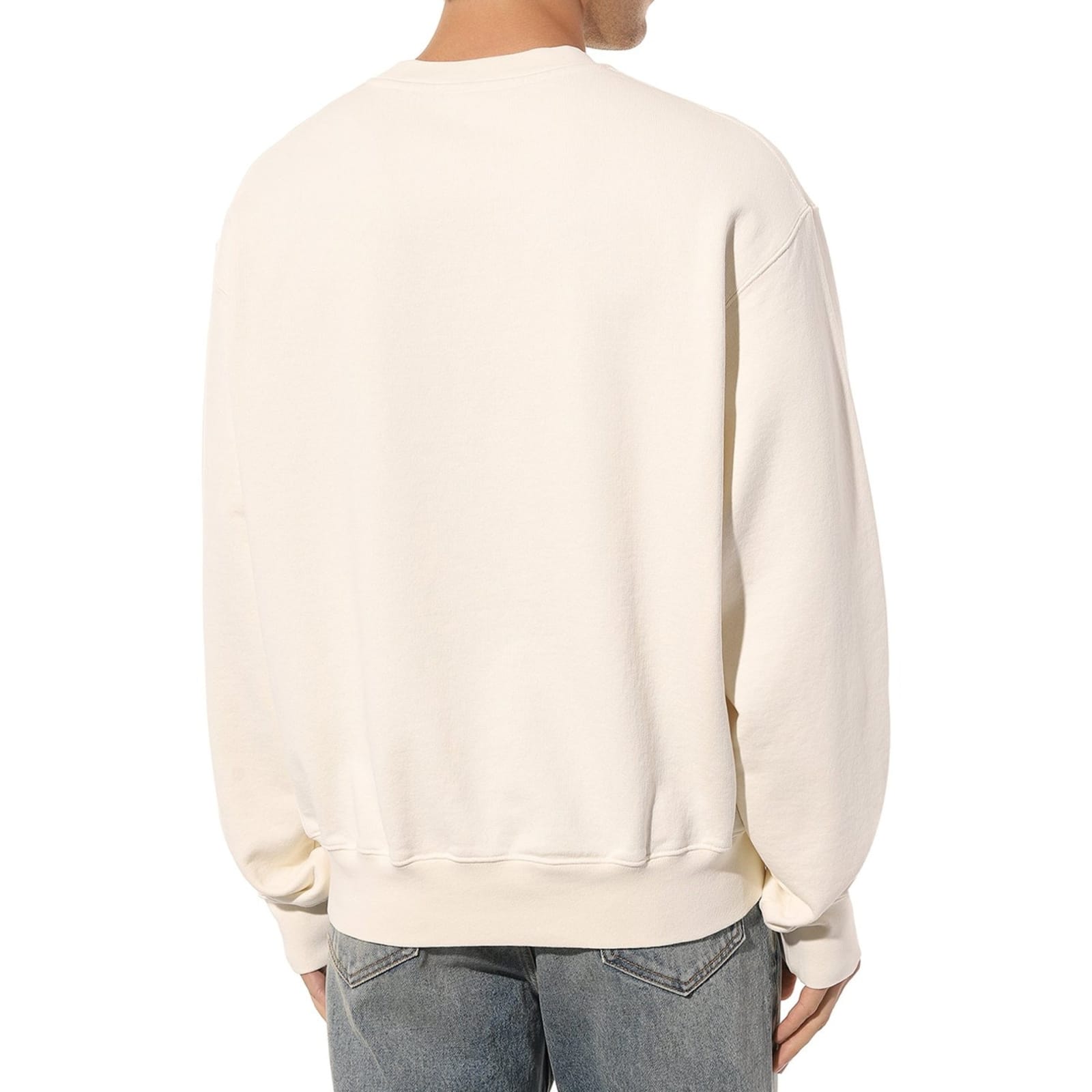 Shop Heron Preston Printed Cotton Sweatshirt In White