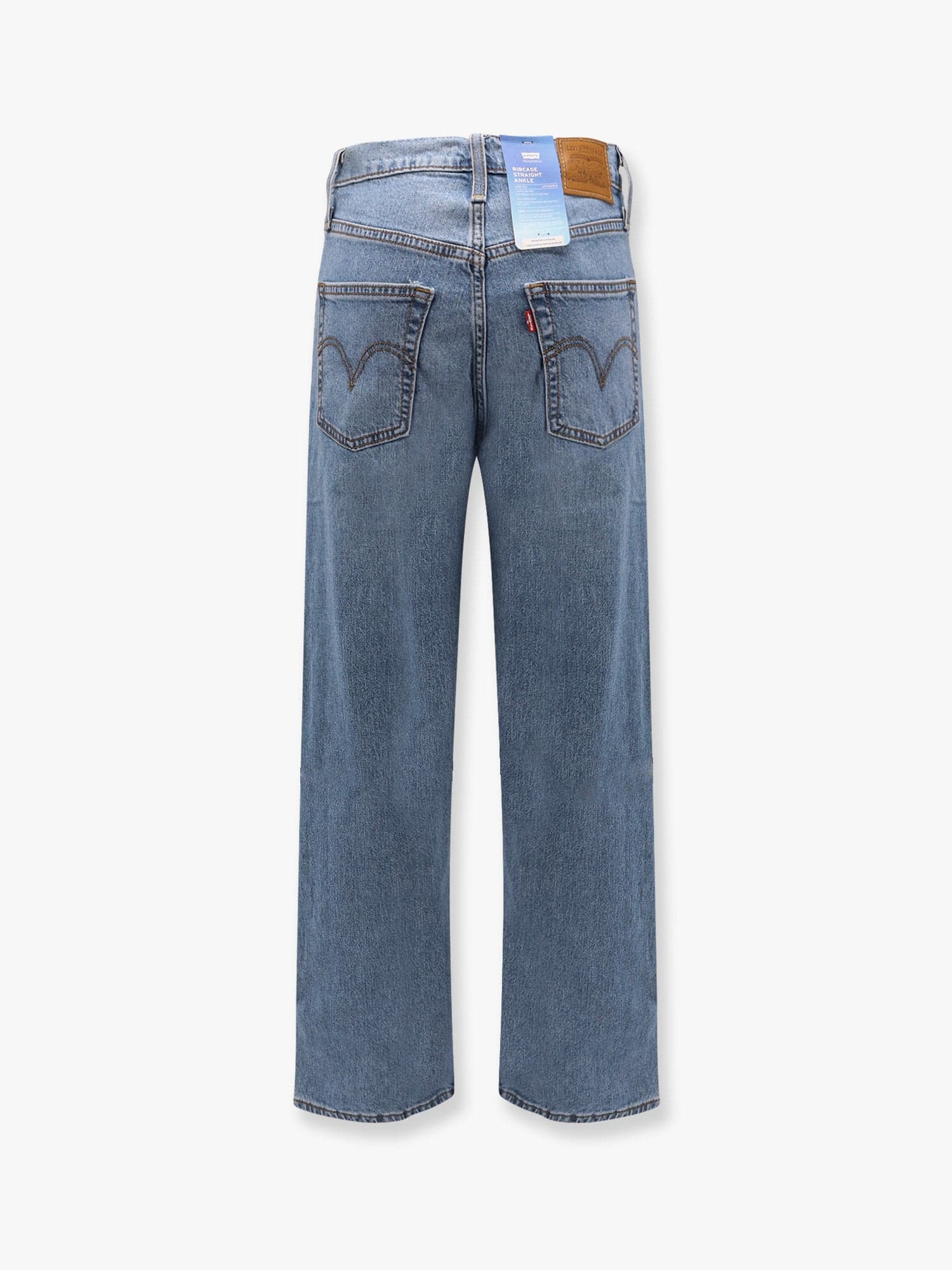 LEVI'S RIBCAGE STRAIGHT ANKLE STRETCH DENIM JEANS