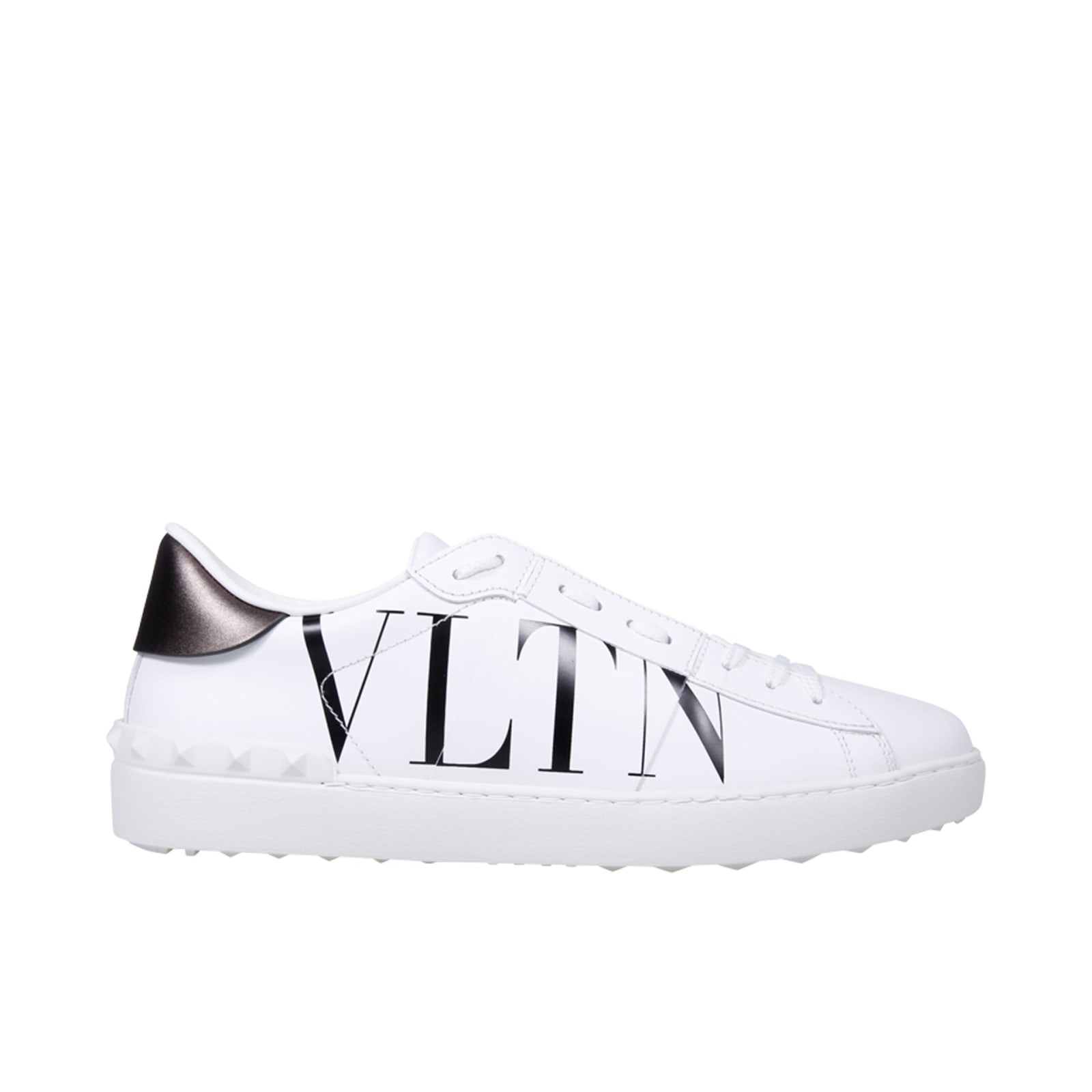 Shop Valentino Garavani Vltn Sneakers In White