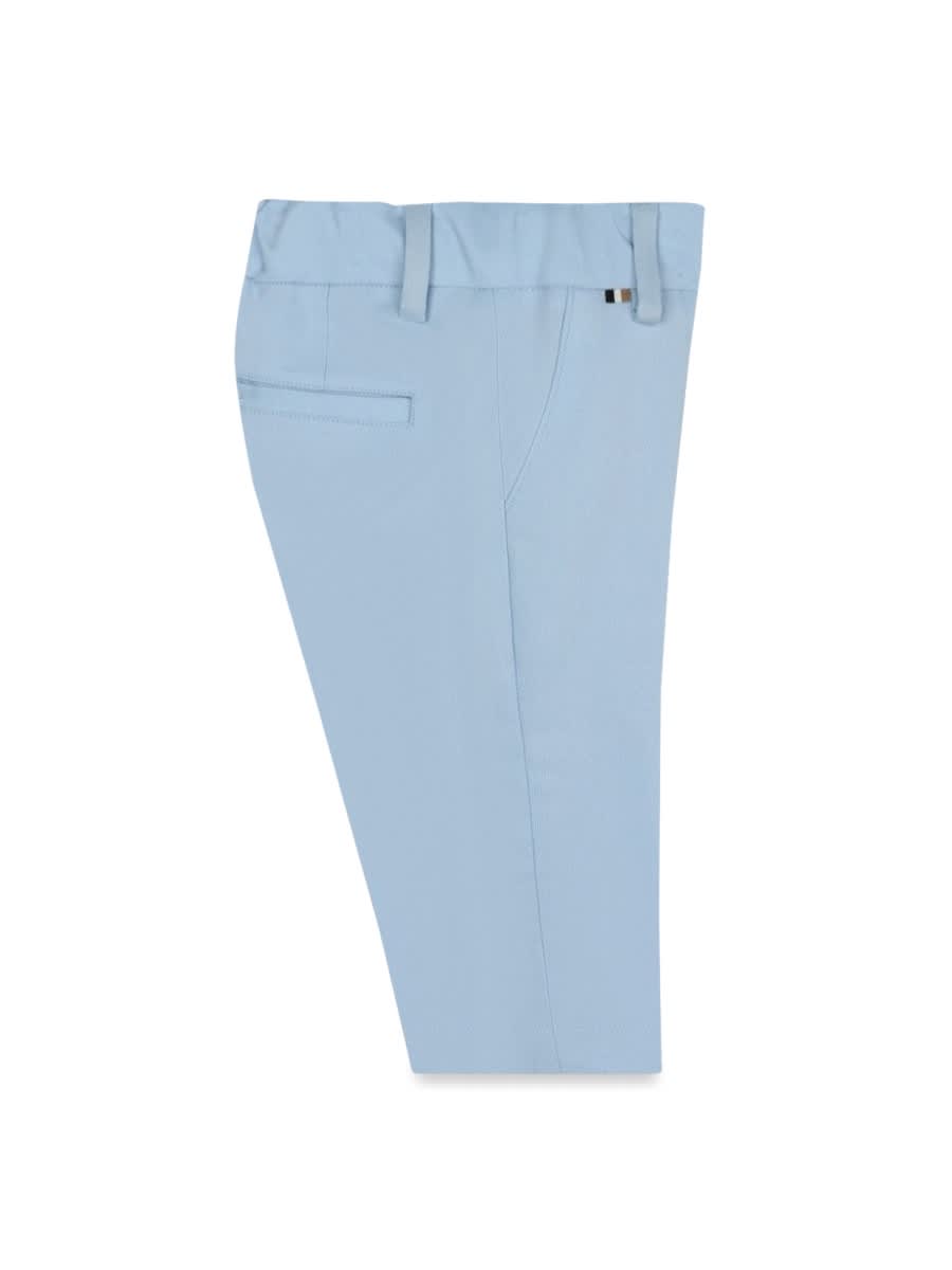 Shop Hugo Boss Pantalone Da Cerimonia In Blue