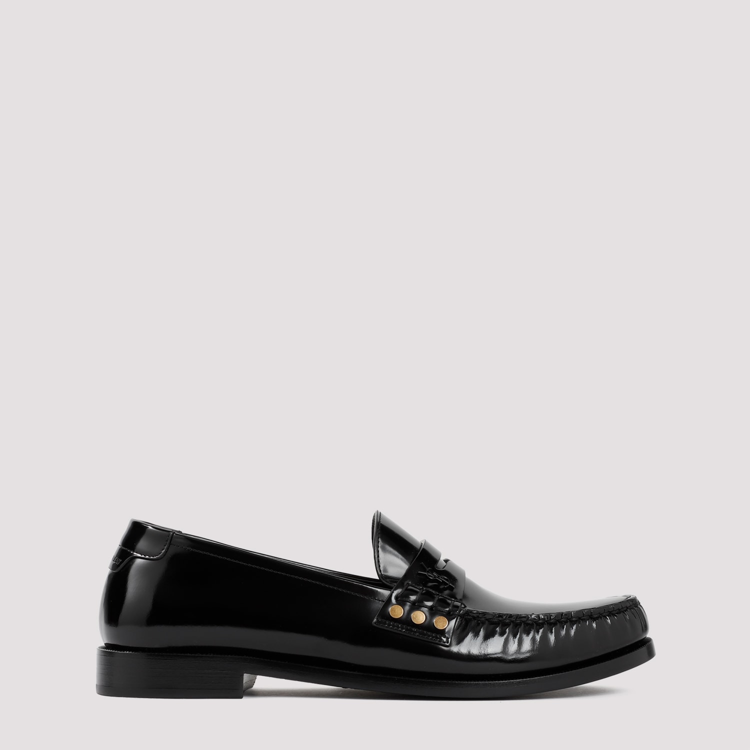 Shop Saint Laurent Loafer In Nero