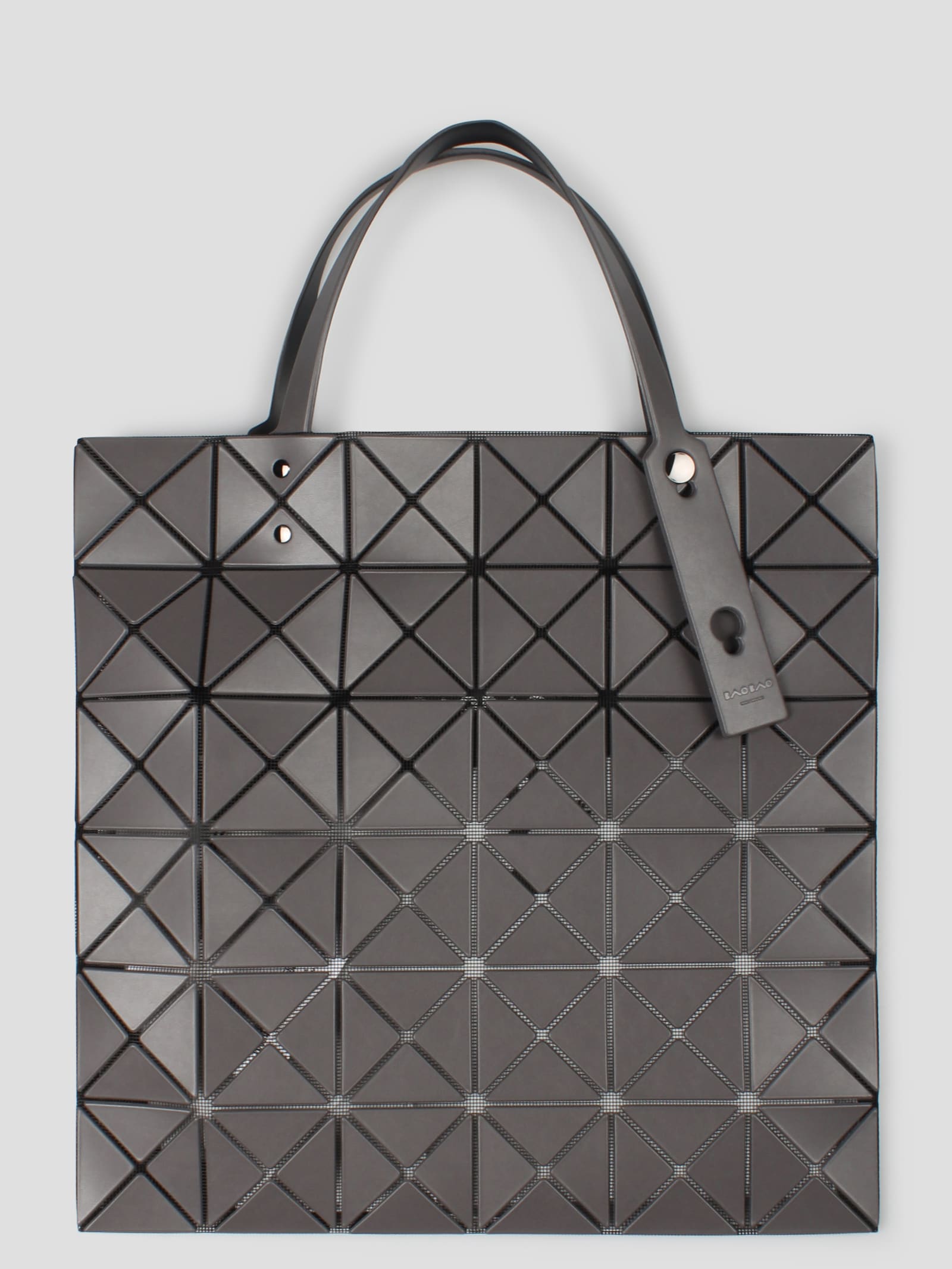 Shop Bao Bao Issey Miyake Matte Shopping Bag In Grey