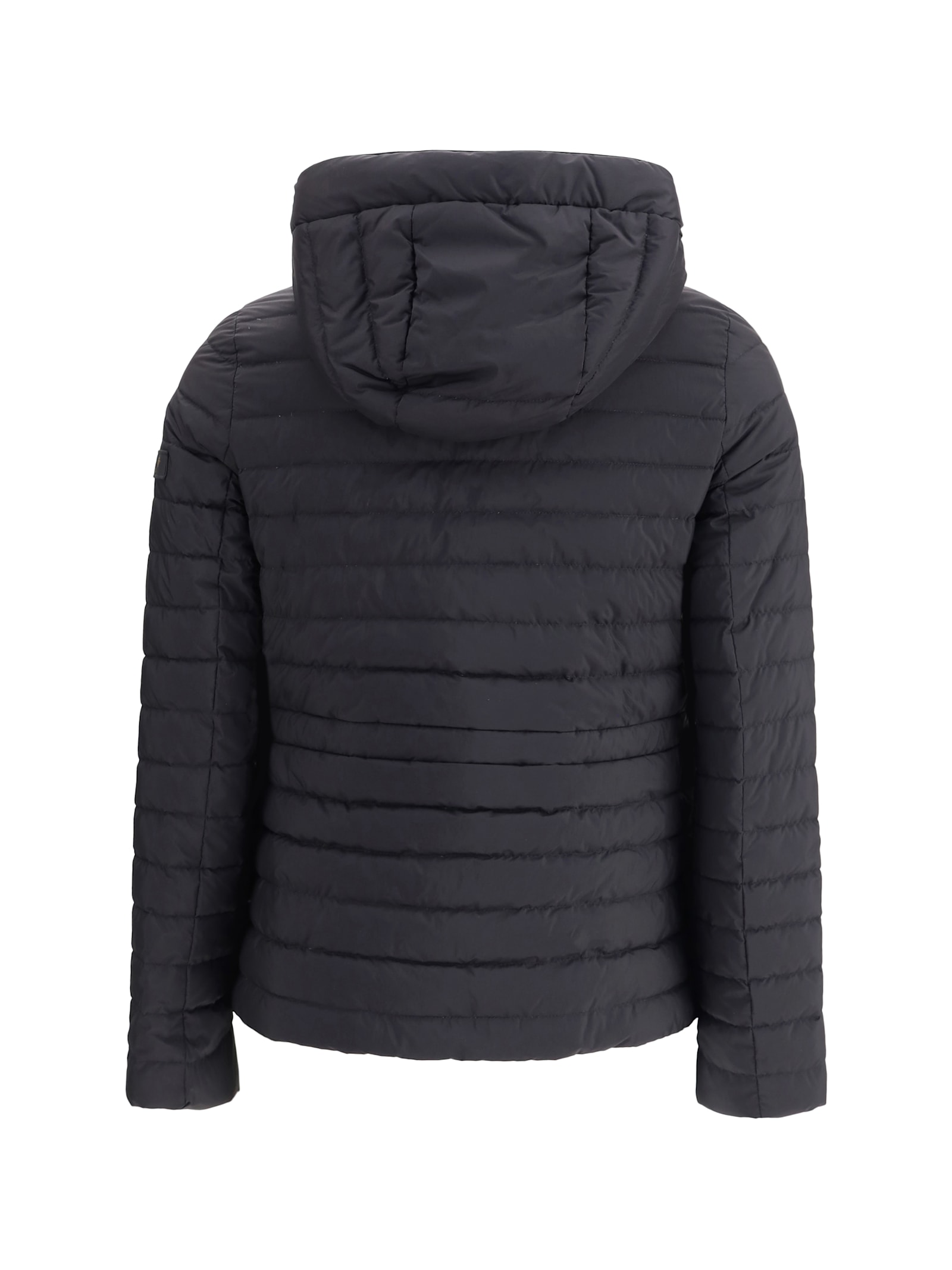 Tatras Hooded Quilted Puffer Jacket In Black