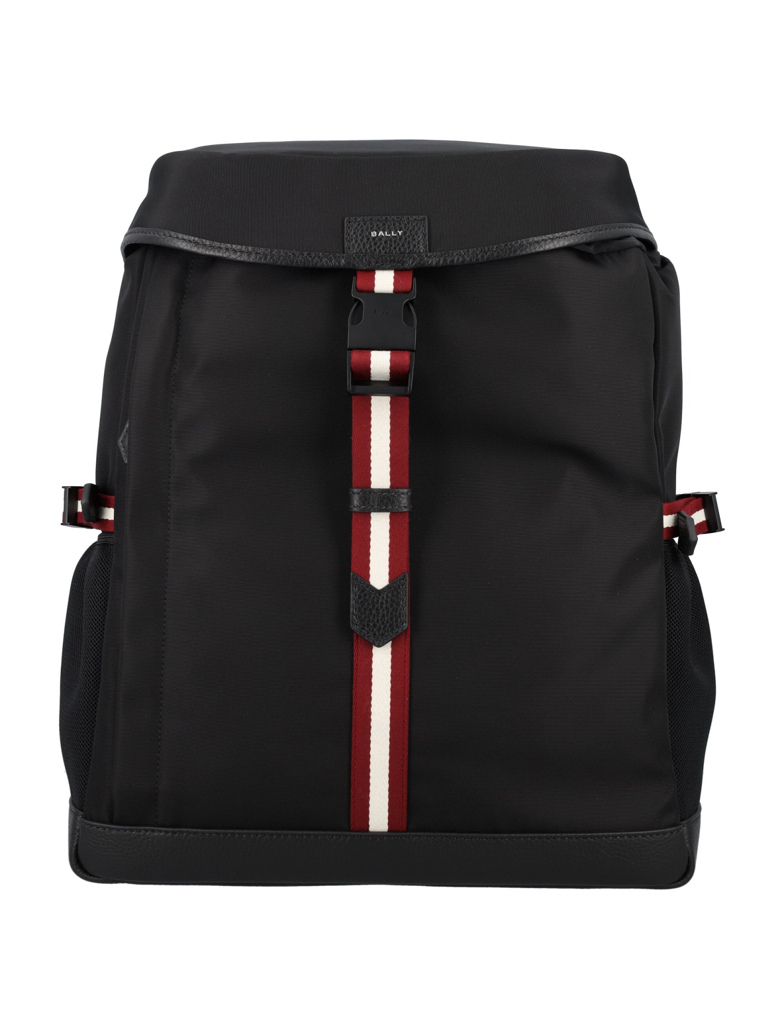 Shop Bally Sport Backpack In Black+palladio