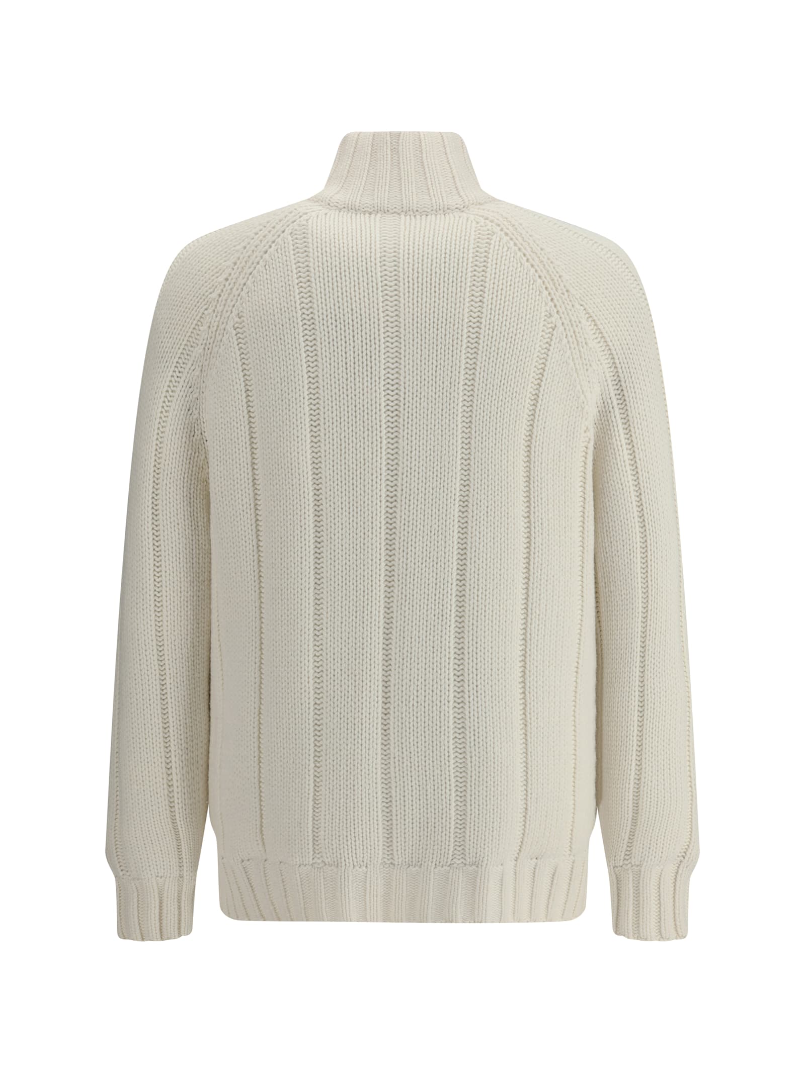 Brunello Cucinelli Men Knitted Down Jacket In Multi