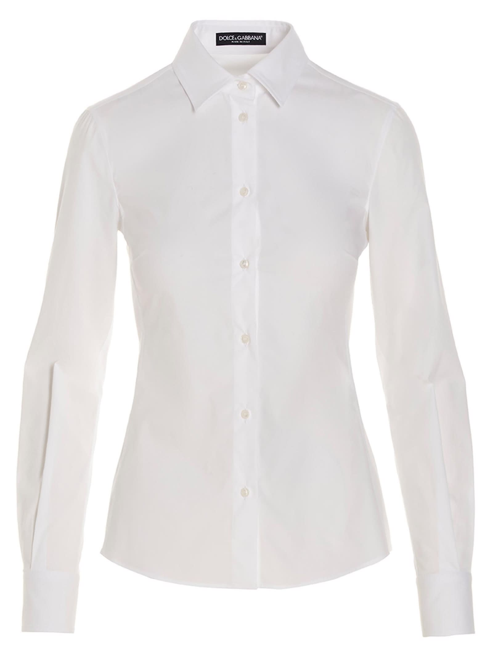 Shop Dolce & Gabbana Essential Shirt In White