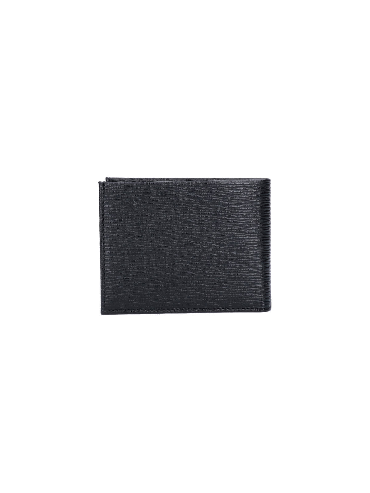 Ferragamo Gancini Wallet In Black