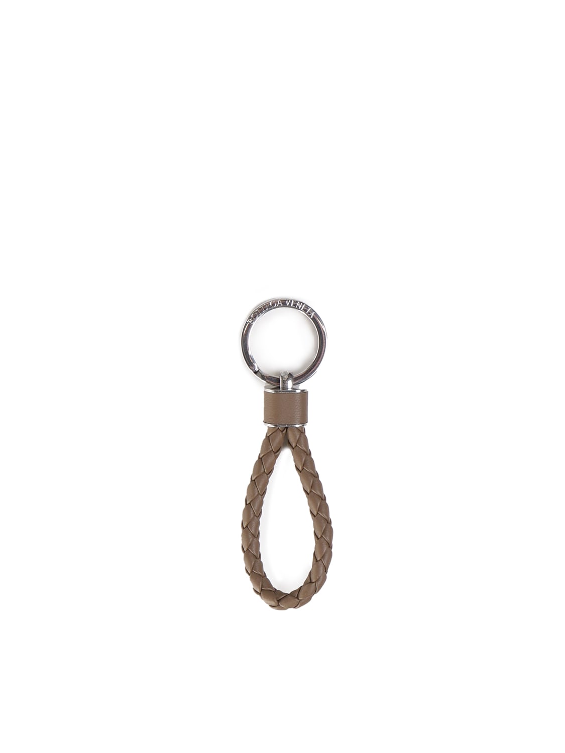 Bottega Veneta Nappa Key Ring With Intreccio Motif