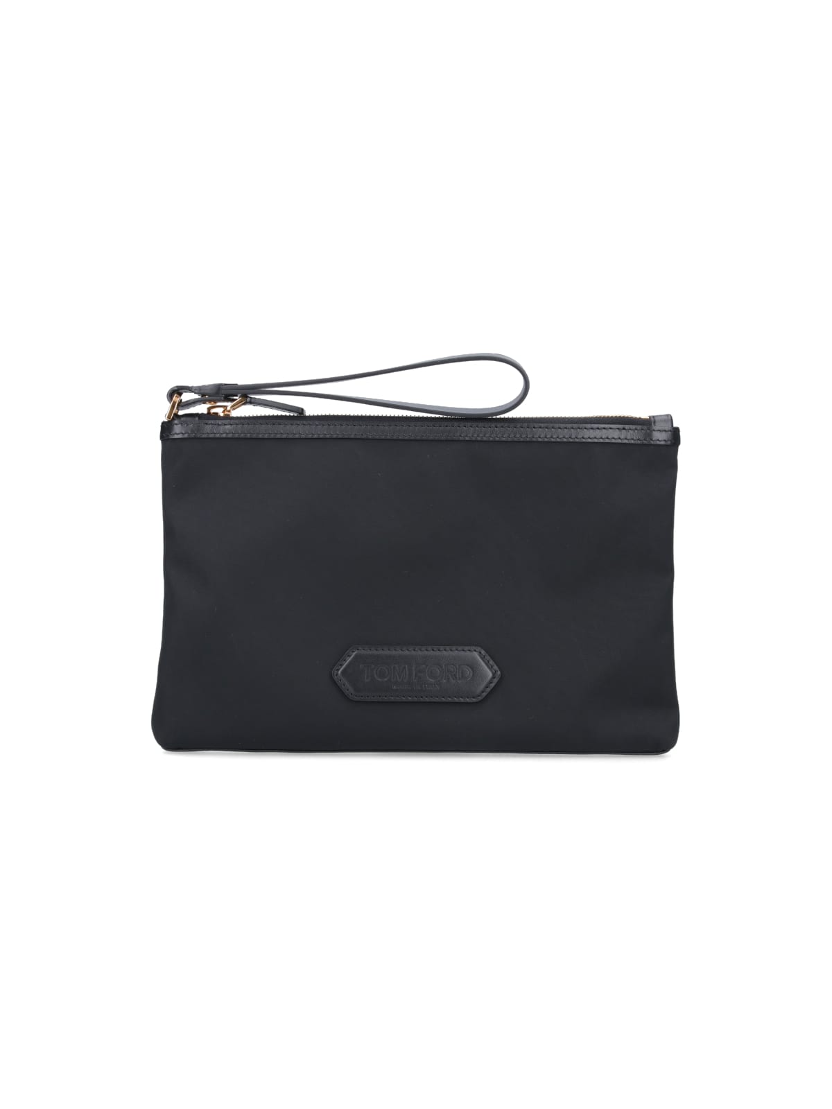 Tom Ford Logo Pouch In Black