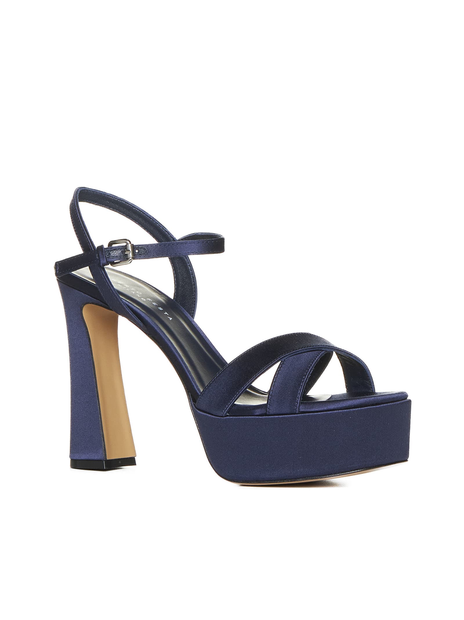 Shop Roberto Festa Sandals In Blue