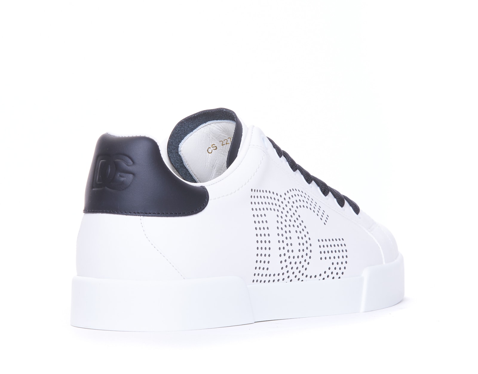 Shop Dolce & Gabbana Portofino Sneakers In White