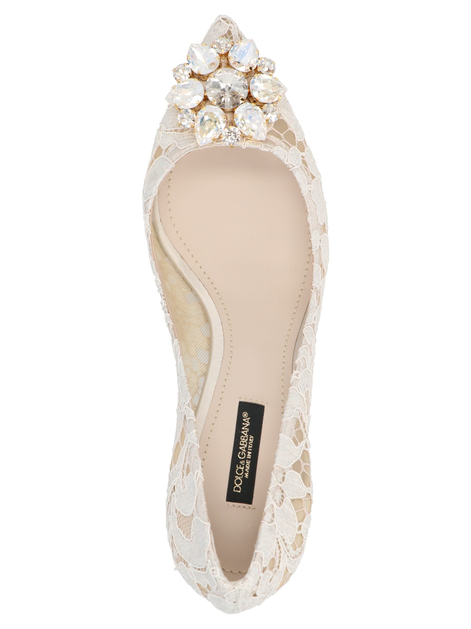 Shop Dolce & Gabbana Bellucci Pumps In White