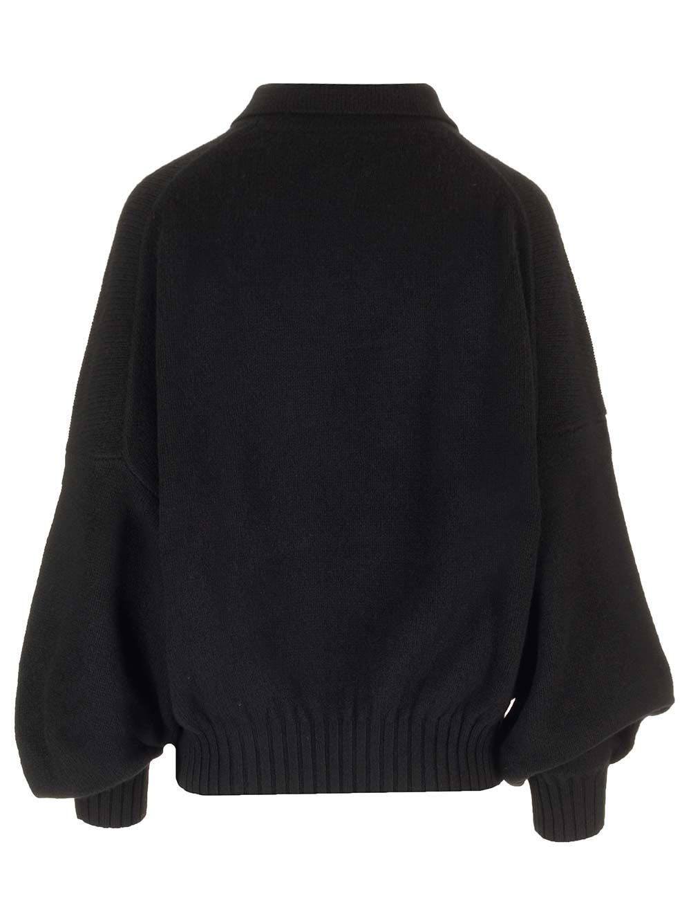 Shop Khaite Cashmere Knit Sweater In Black