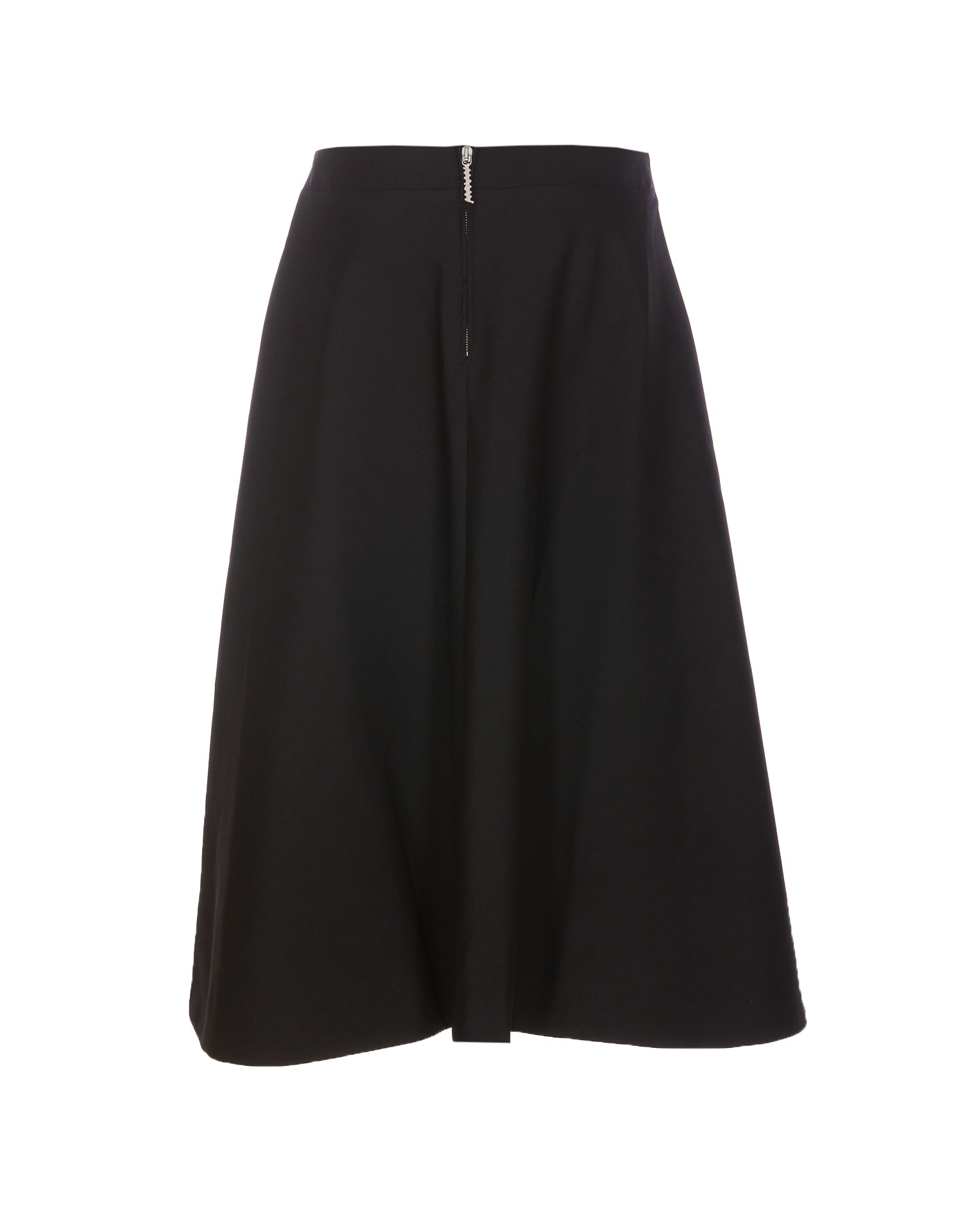 Shop Marni Midi Skirt With  Stitching In Black