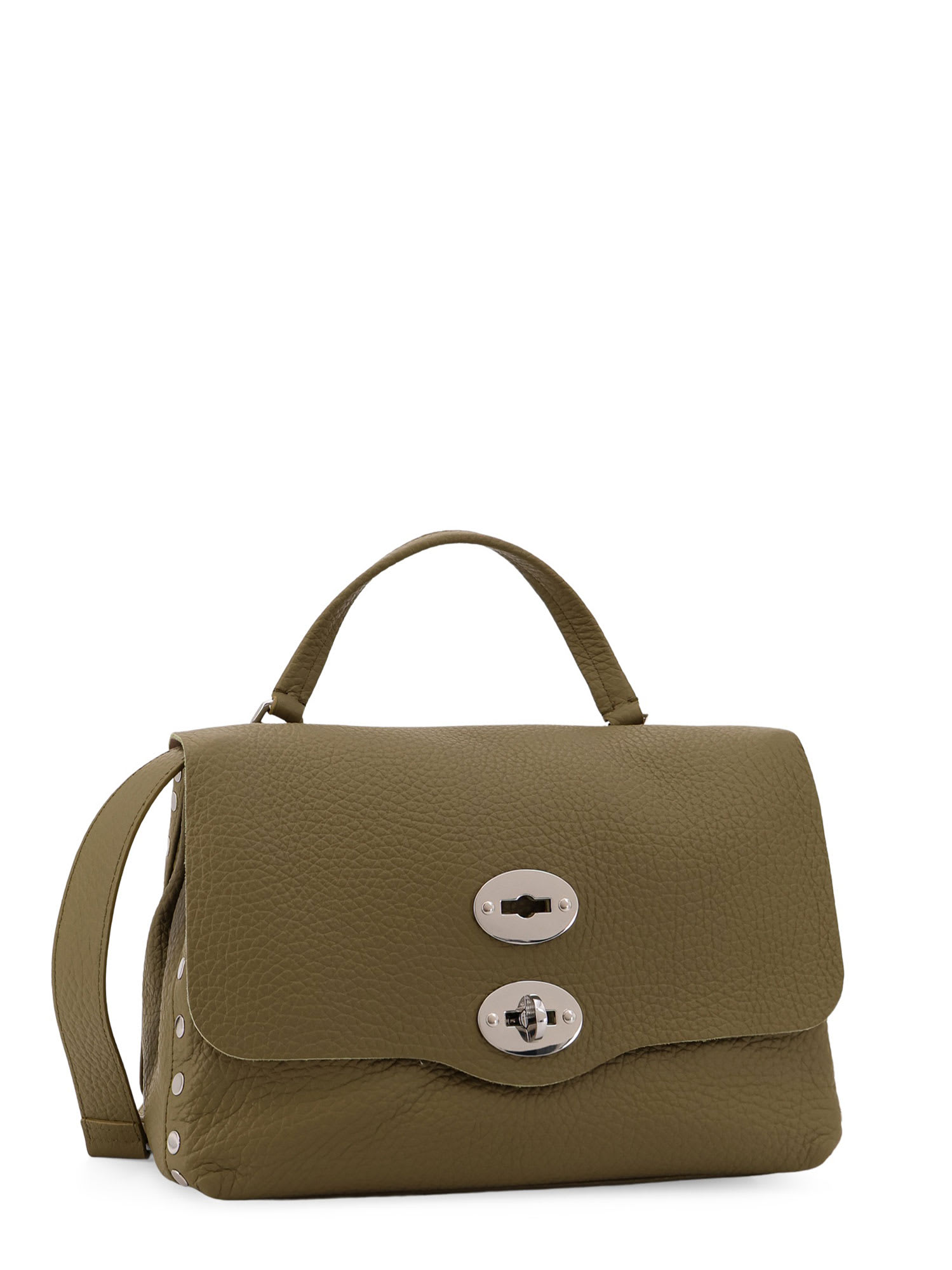 Zanellato Postina S Leather Crossbody Bag In Green