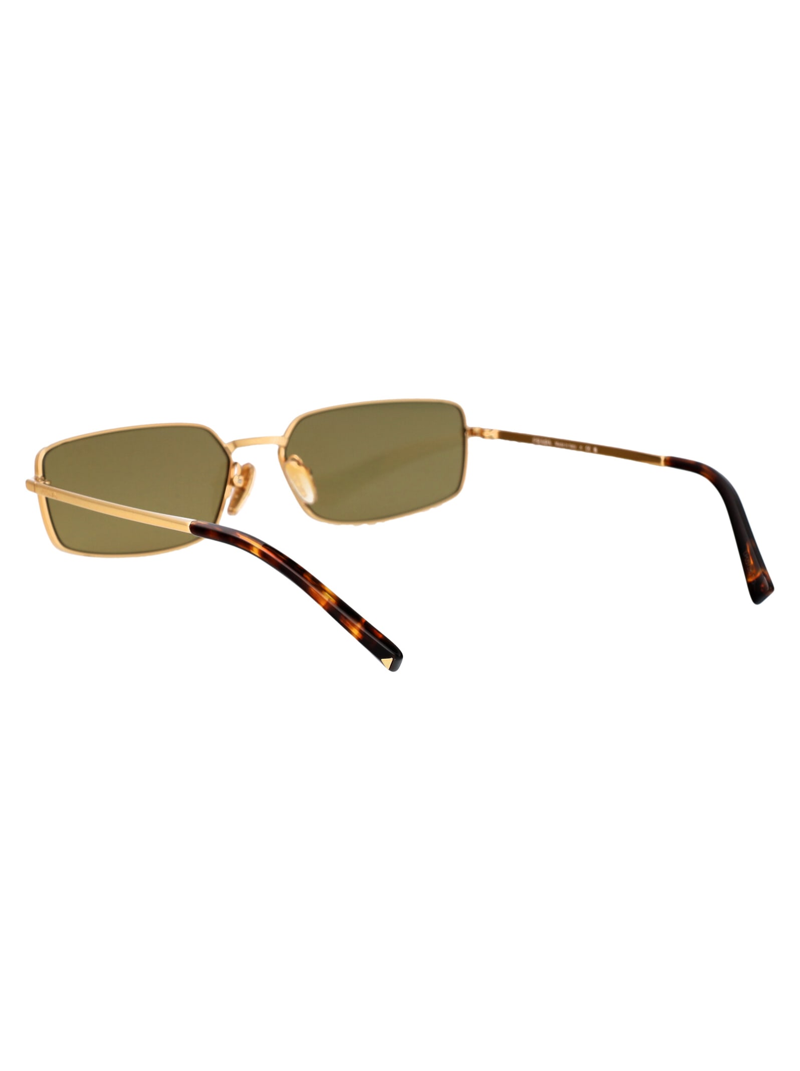 Shop Prada 0pr A60s Sunglasses In 5ak70g Gold