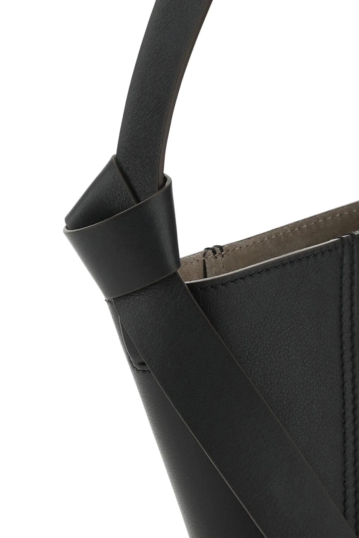 Shop Lanvin Black Leather Crossbody Bag