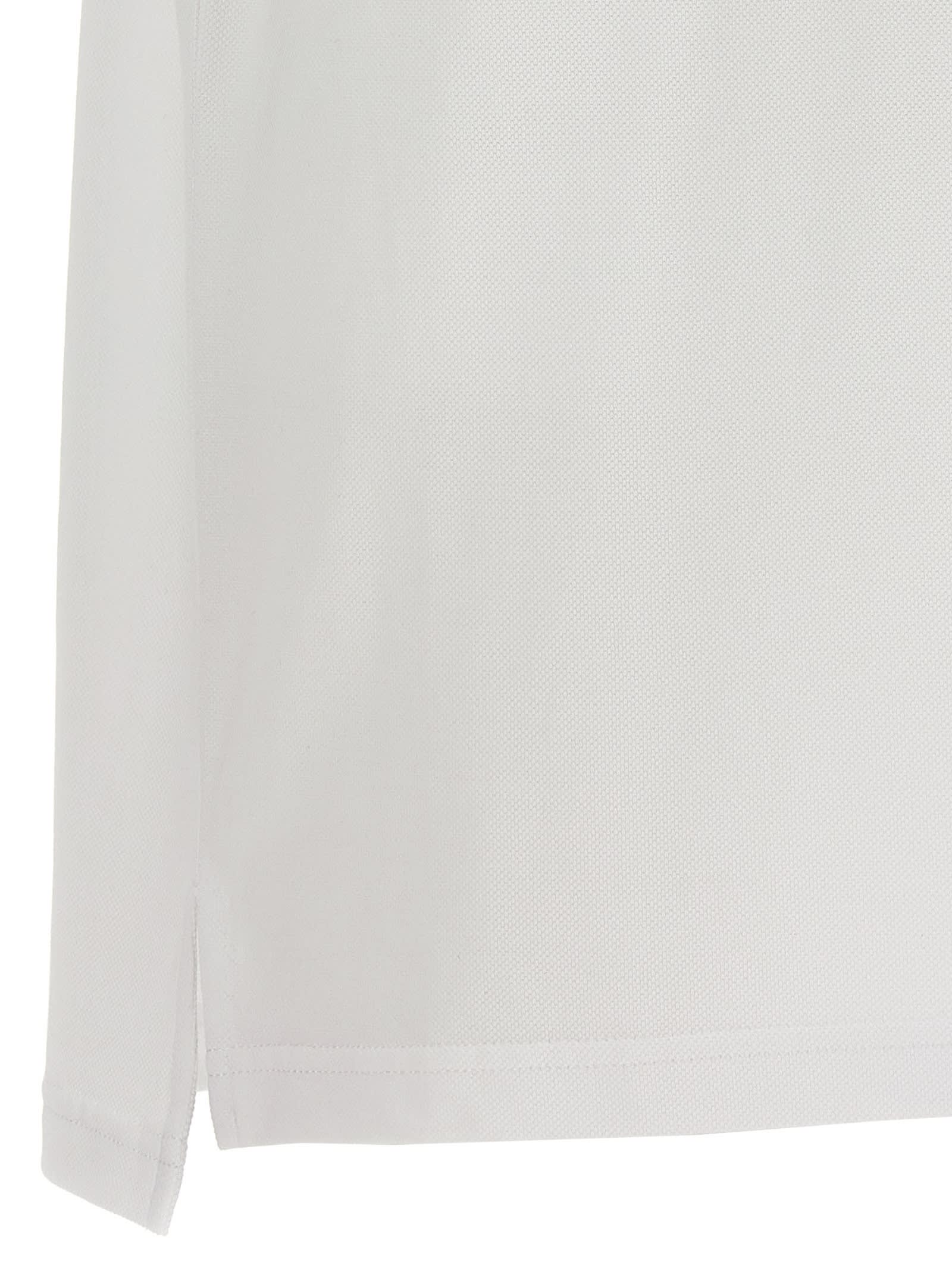 Shop Moschino Archive Teddy Polo Shirt In White