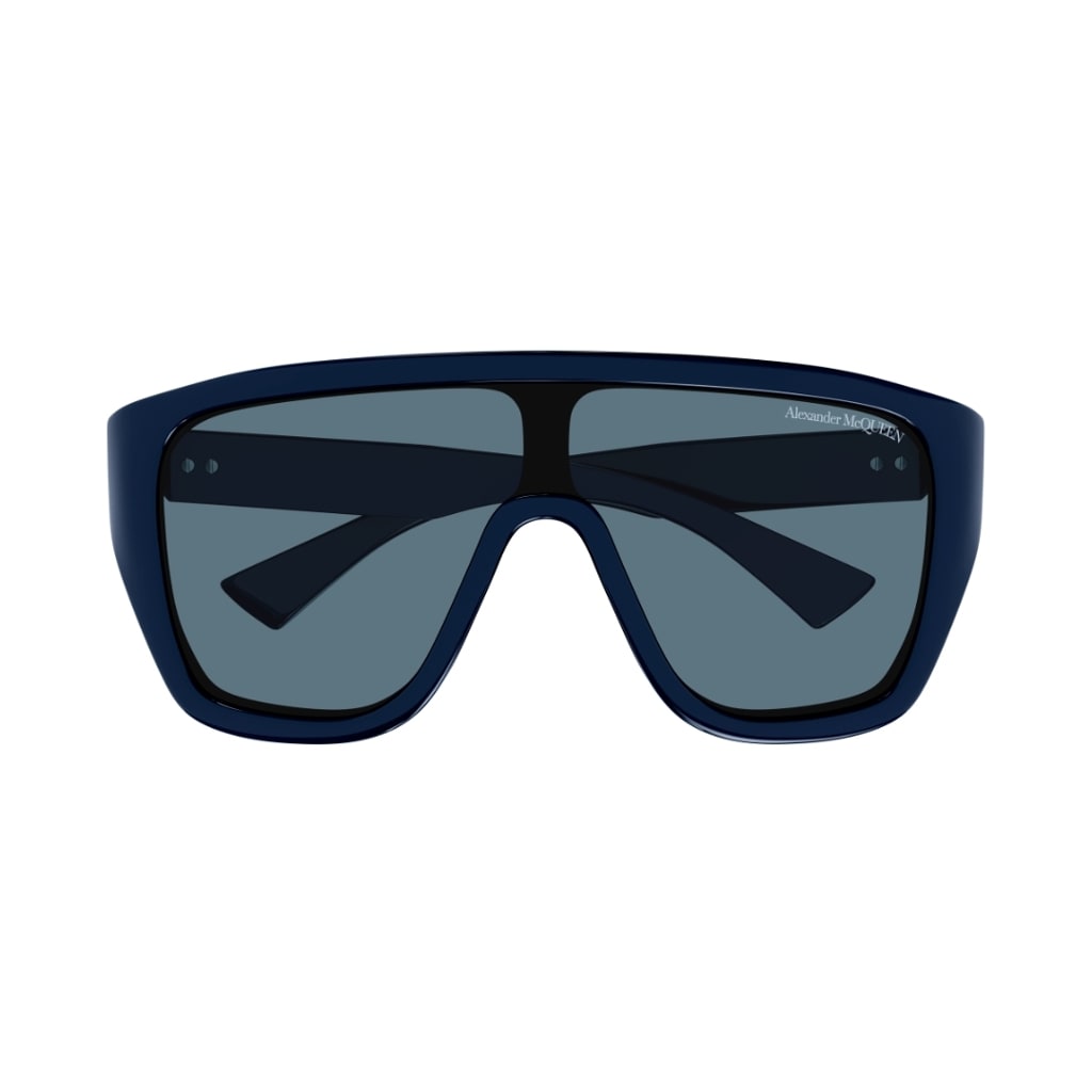 Alexander Mcqueen Am0430s 003 Sunglasses In Blu