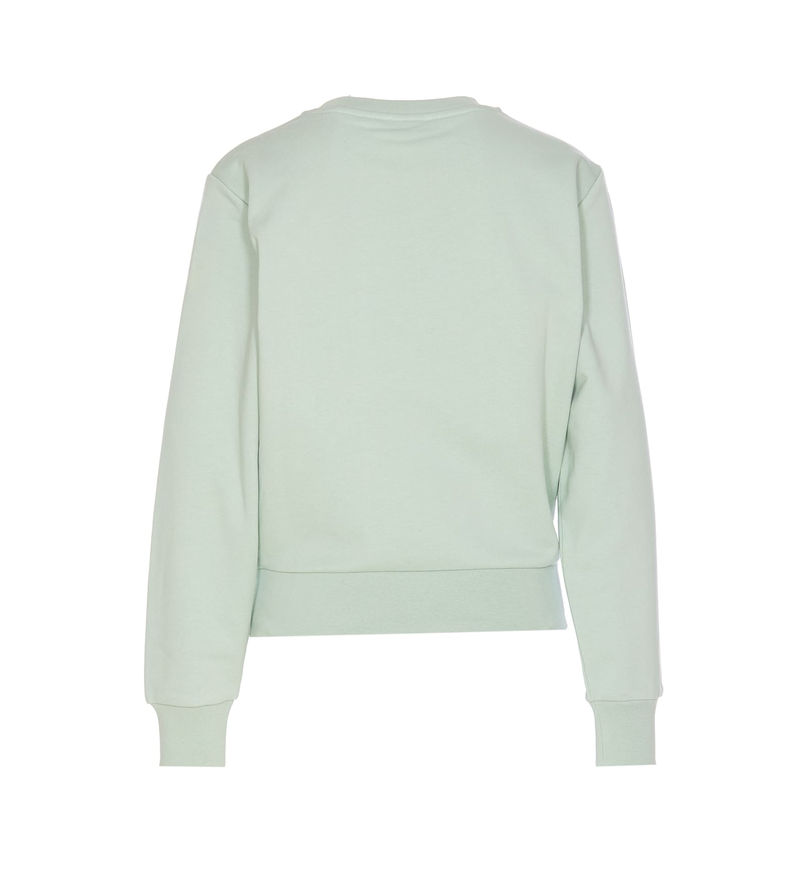 Apc A.p.c. Rue Madame Logo Embroidered Crewneck Sweatshirt In Green