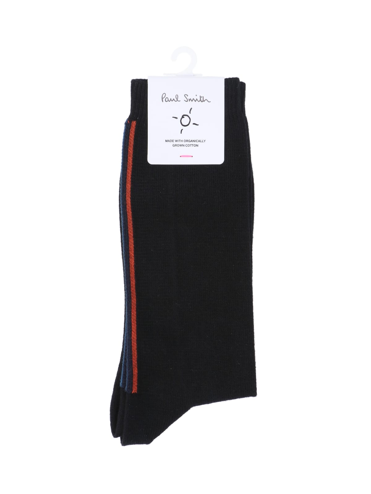 vertical Artist Stripe Logo Socks