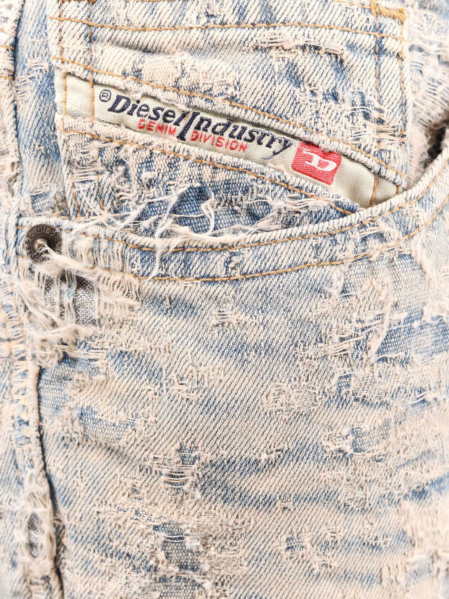 Shop Diesel D-arker Jeans In Blue