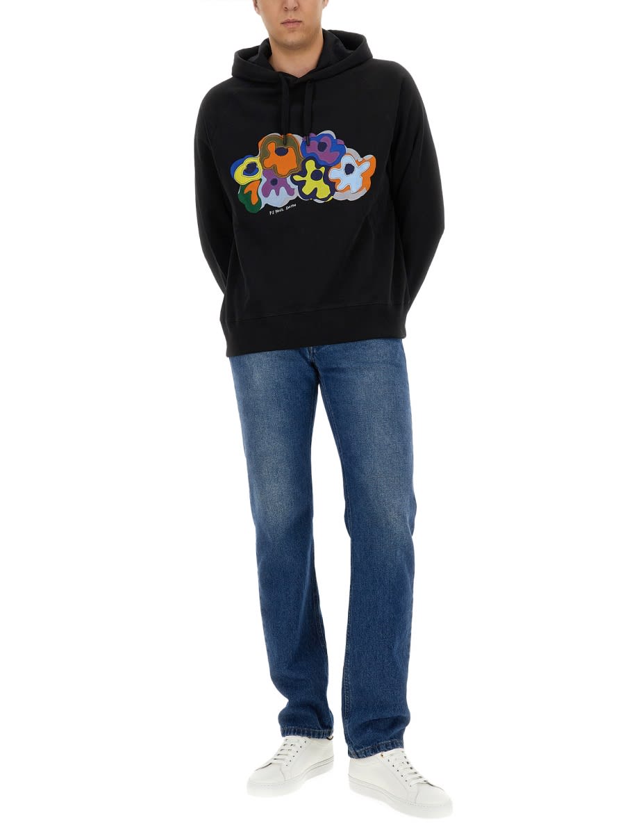 Shop Paul Smith Sweatshirt With Logo In Black