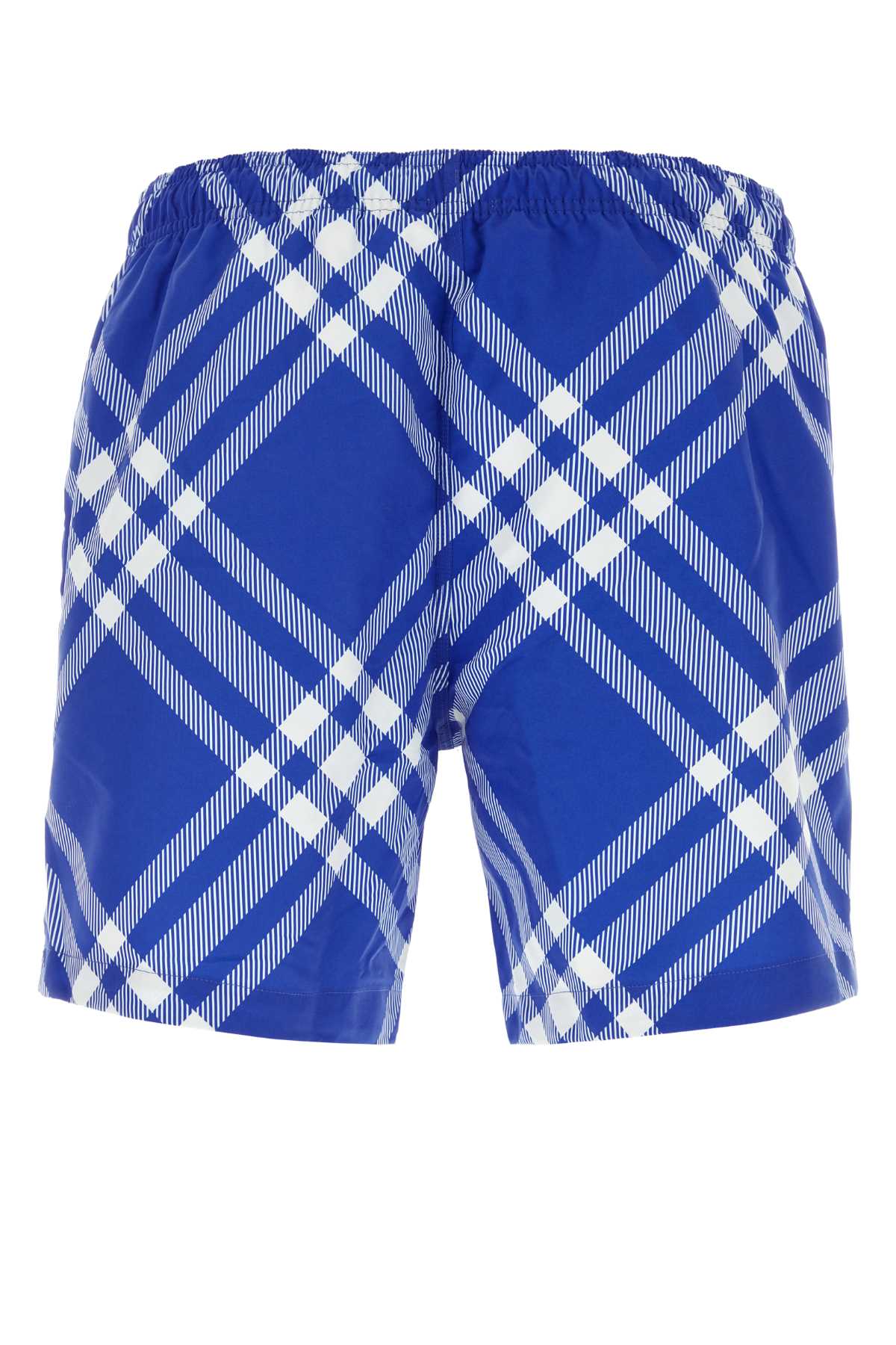 BURBERRY PRINTED POLYESTER SWIMMING SHORTS