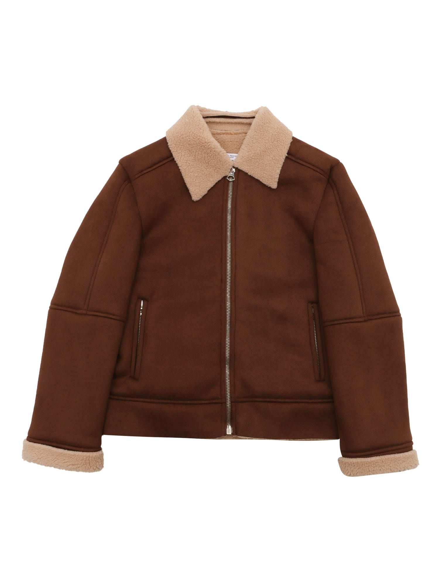 Paolo Pecora Coat Kids Color Brown In Brown