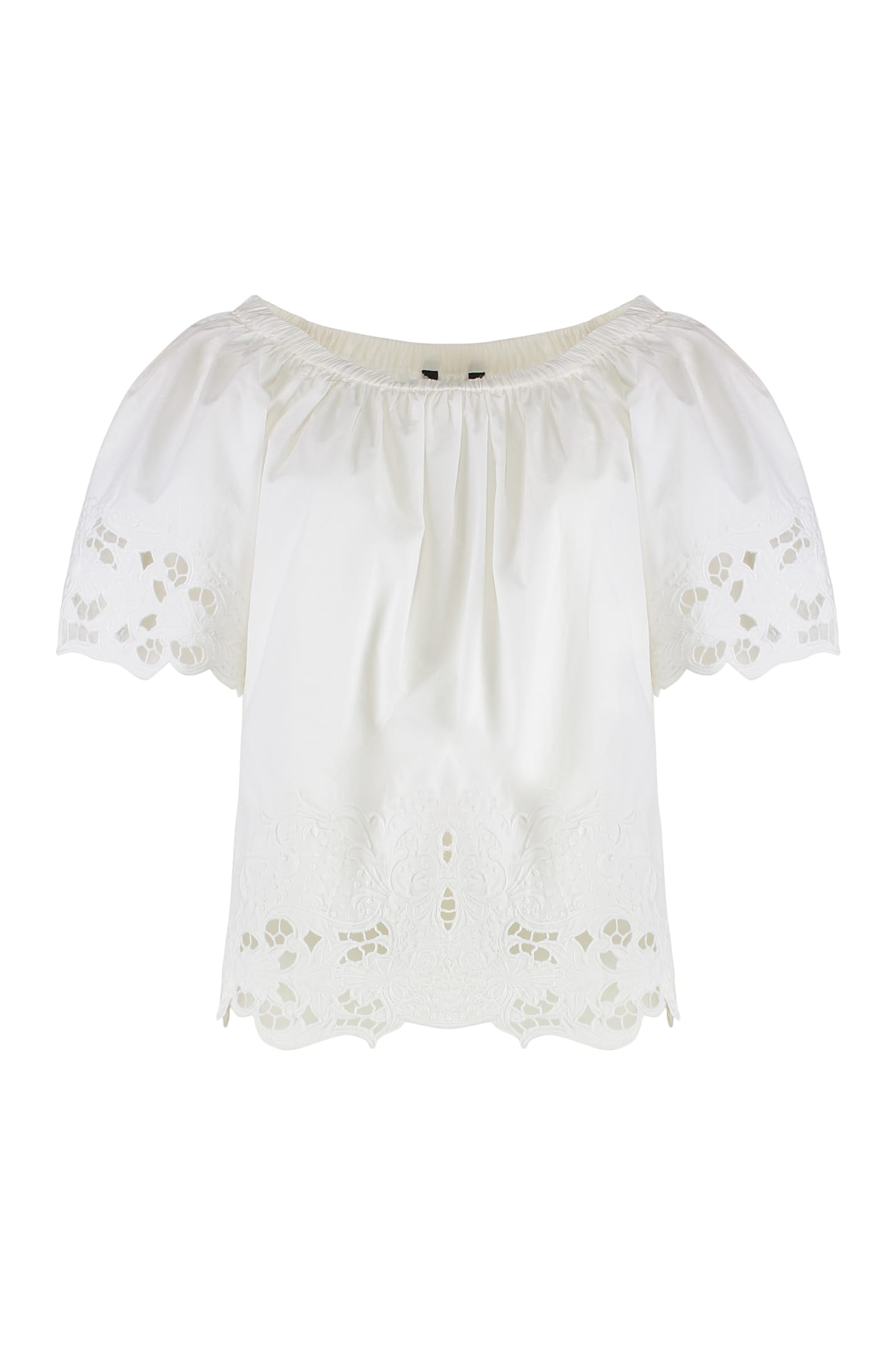 Embroidered Cotton Blouse