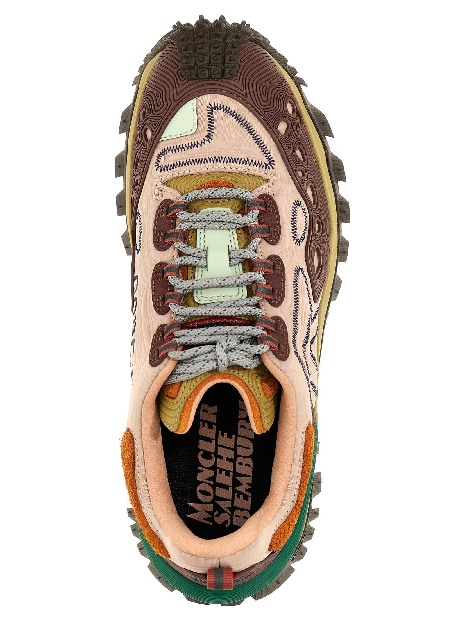Shop Moncler Genius Trailigrip Sneakers In Multicolor