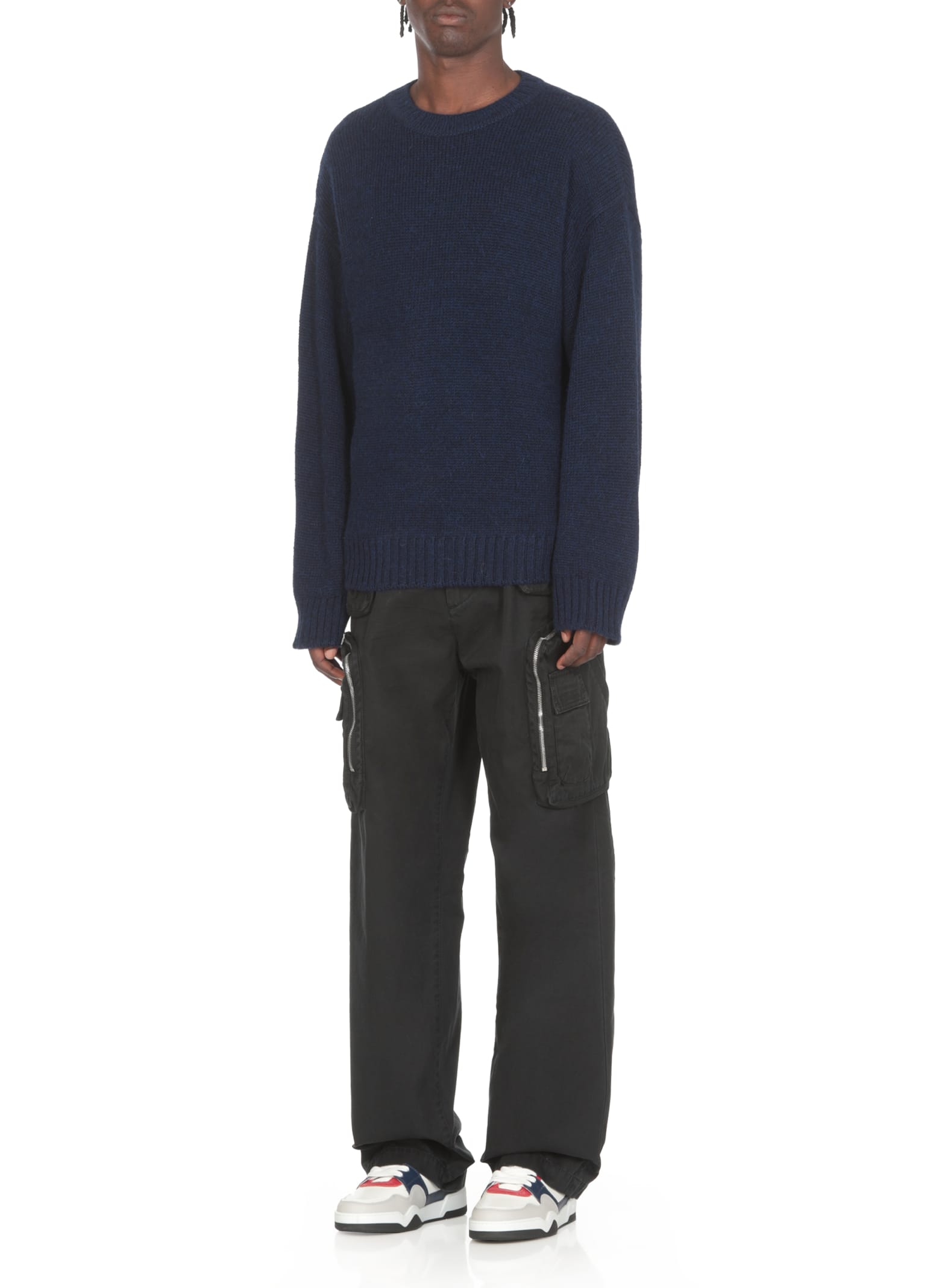 Shop Dsquared2 Alpaca Sweater In Blue